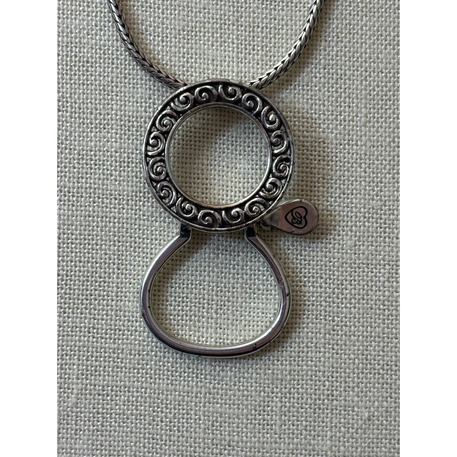Brighton Brighton Long Necklace Scroll Circle Pendant As Is Size ONE SIZE - 1 Thumbnail