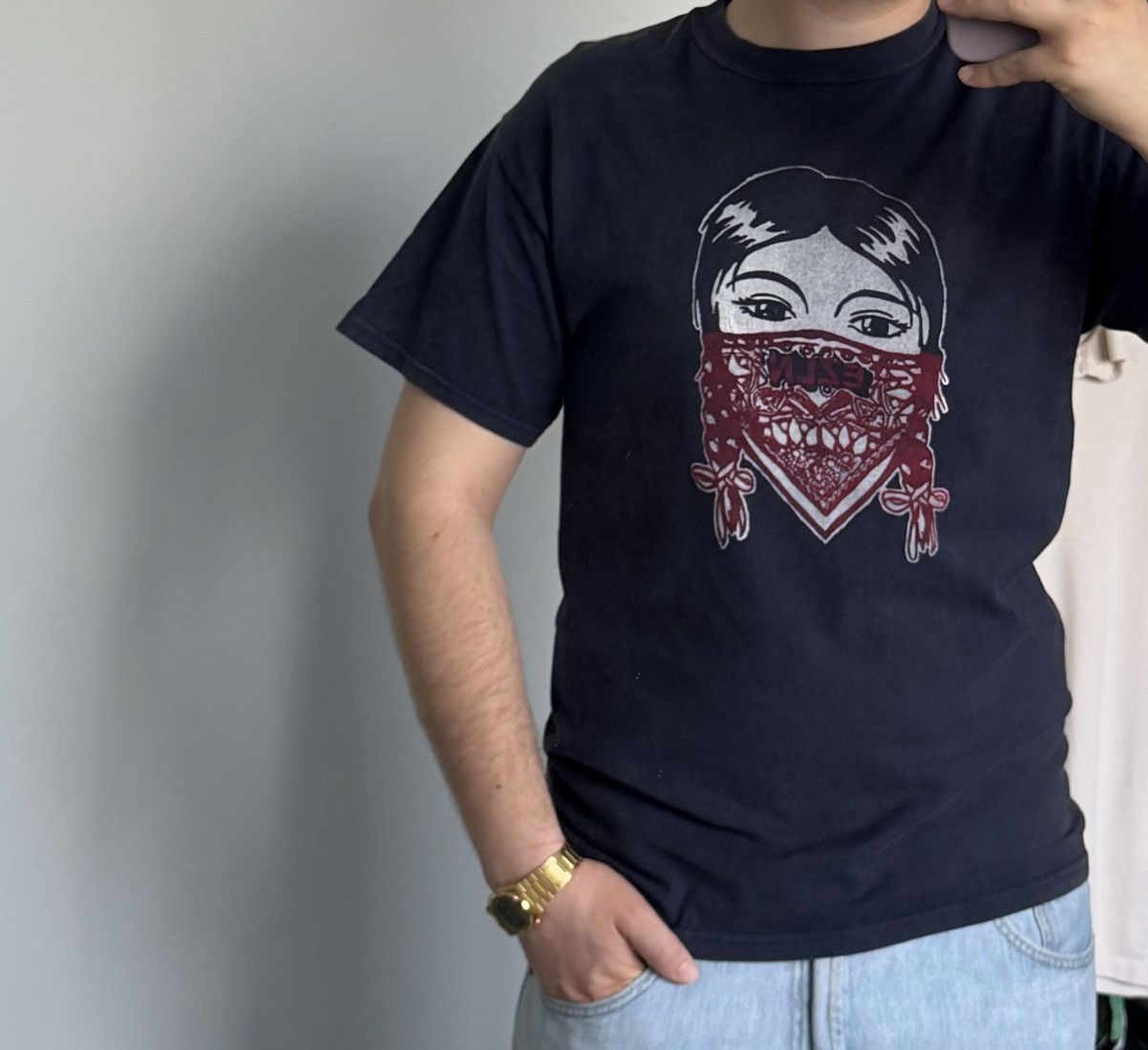 Vintage 90s EZLN Shirt band Zapatista Liberation Army antifa