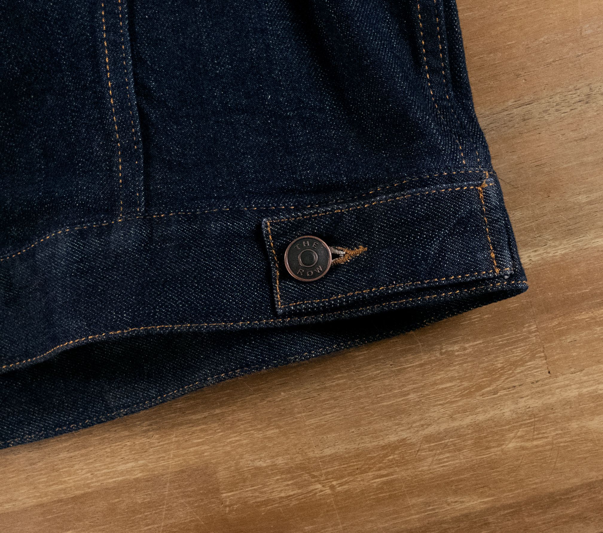 The Row THE ROW Ness navy blue oversized denim jacket Large q Size L / US 10 / IT 46 - 12 Thumbnail