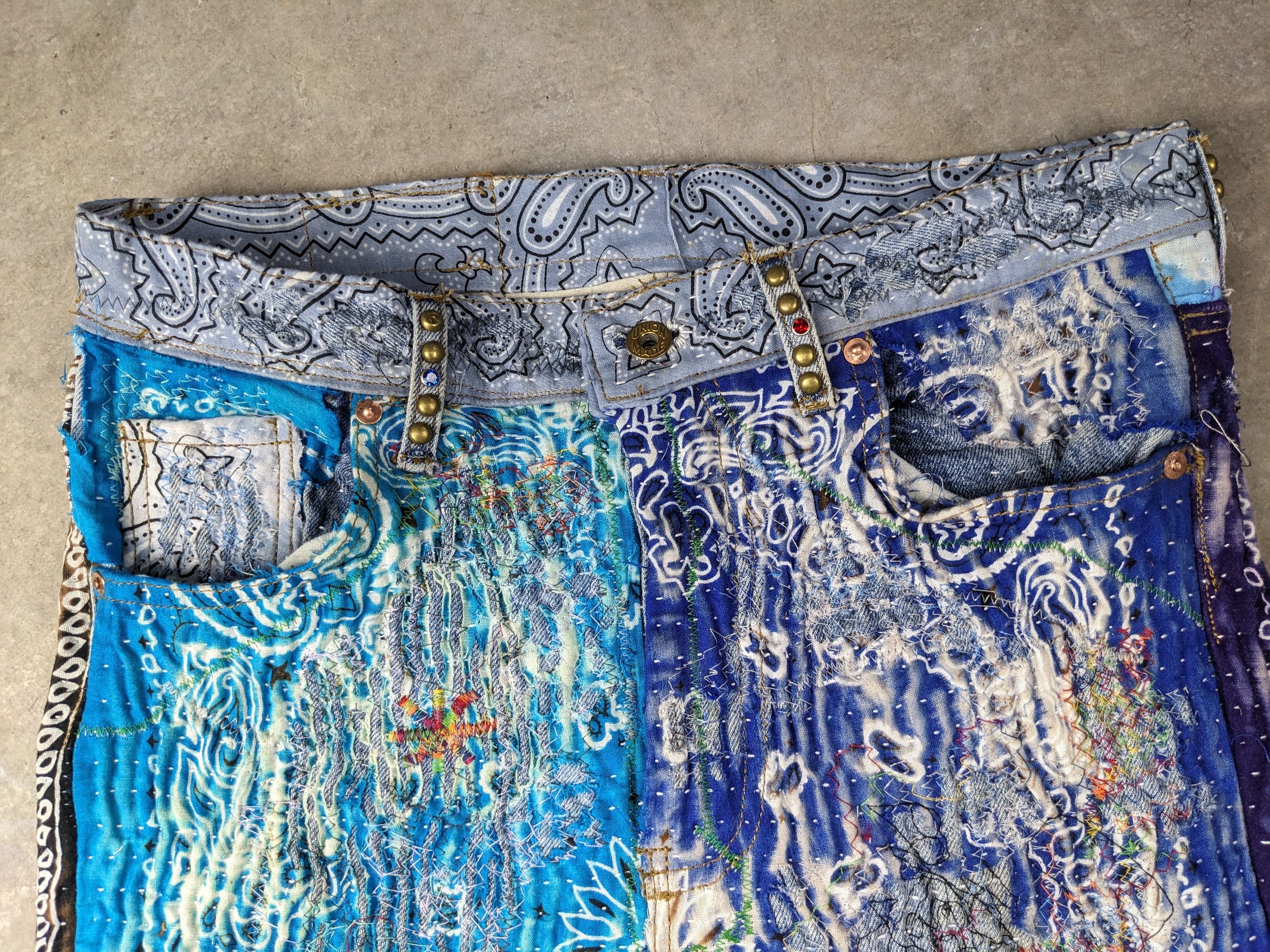 Levi's × Vintage Inspired Proleta Re Art Uroboros Kofu Levis Denim Size US 32 / EU 48 - 9 Thumbnail