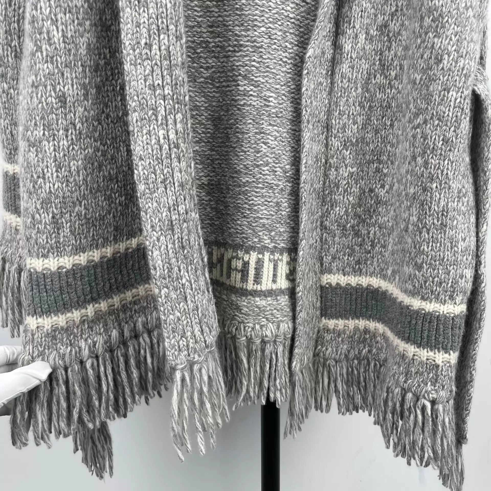 Dior Dior Gray Wool Coat 46 Size M / US 6-8 / IT 42-44 - 9 Thumbnail