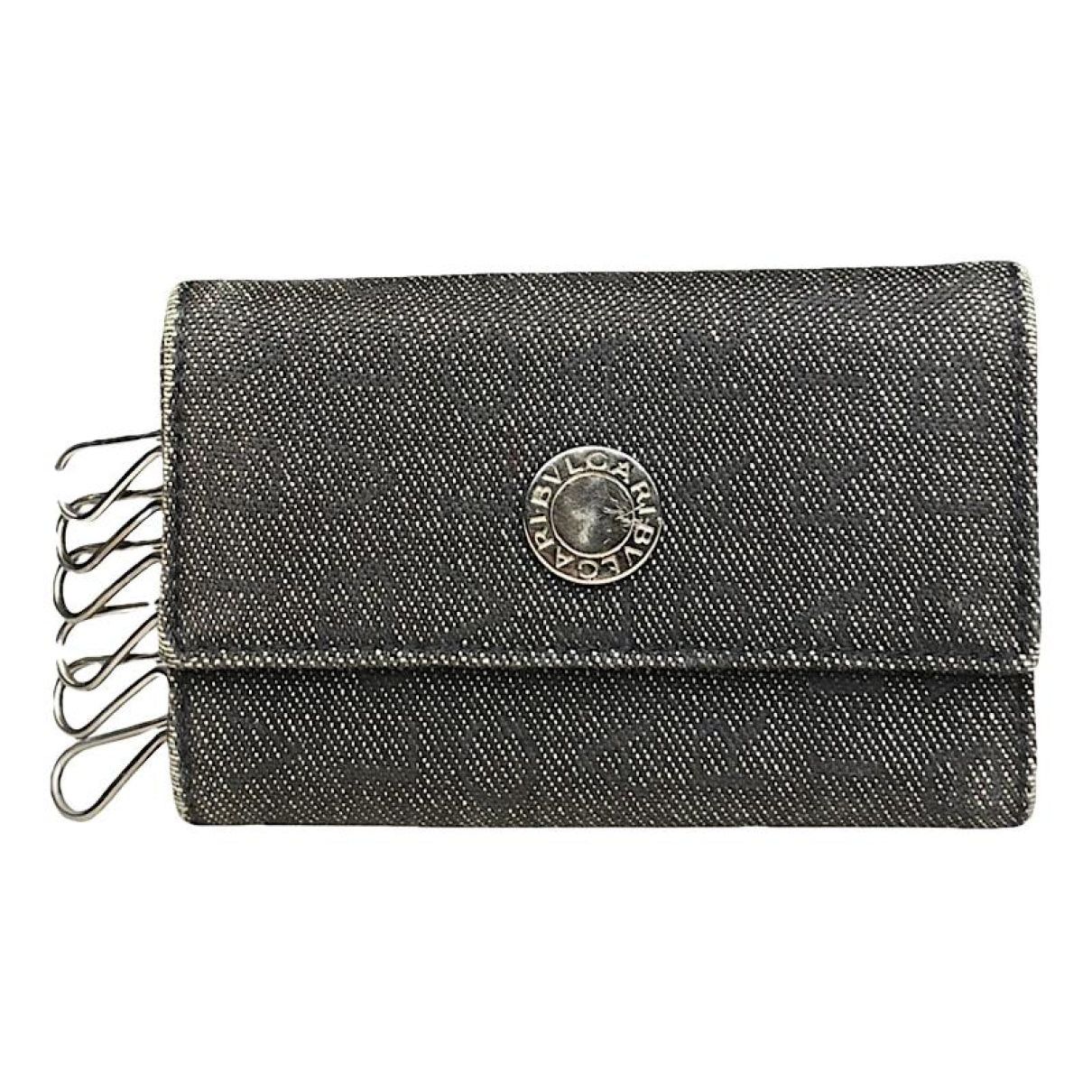 Bvlgari Grey Cotton Purse Size ONE SIZE - 1 Thumbnail