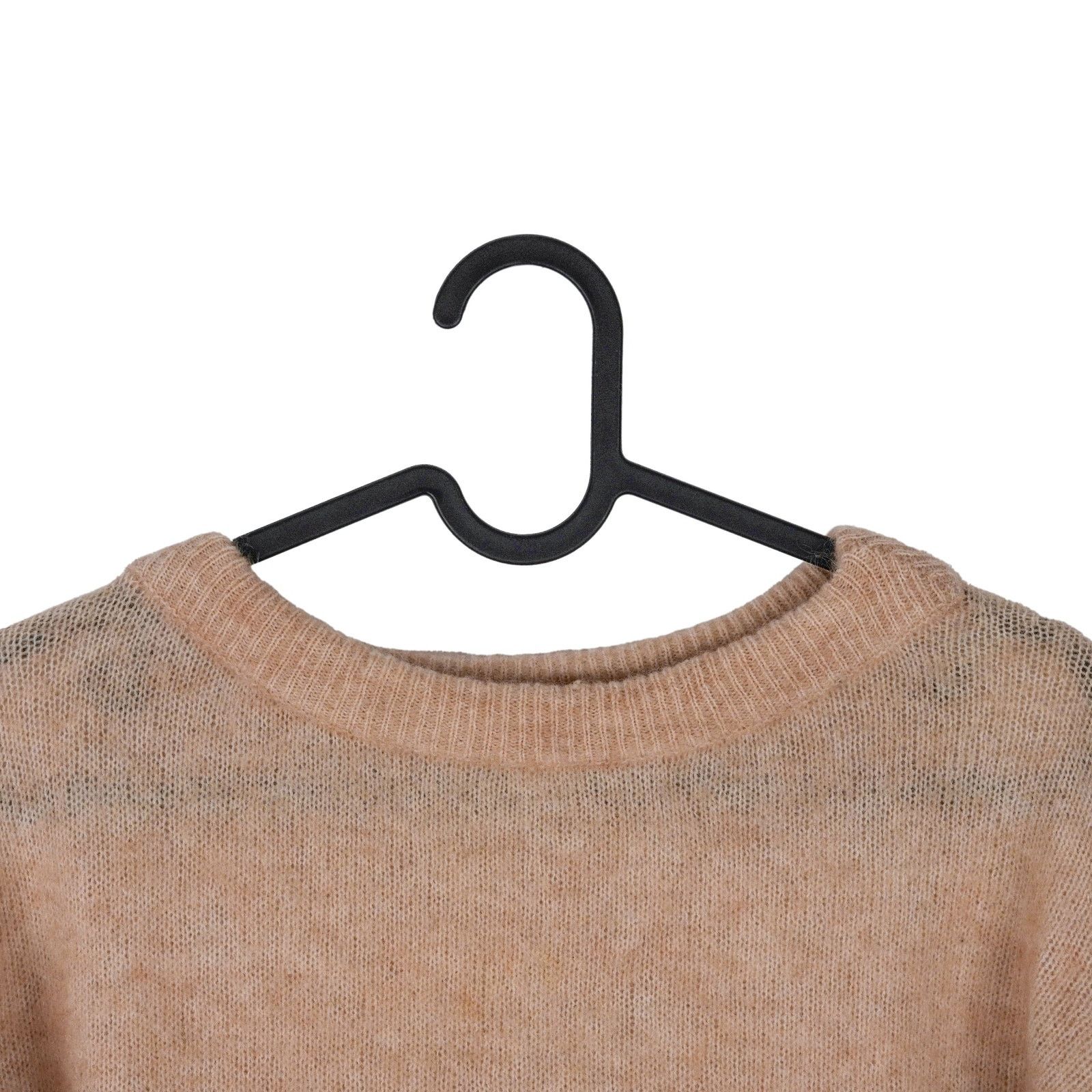 Acne Studios Acne Studios Dramatic Moh Beige Wool Blend Oversized Sweater Size XXS / US 00 / IT 34 - 6 Thumbnail
