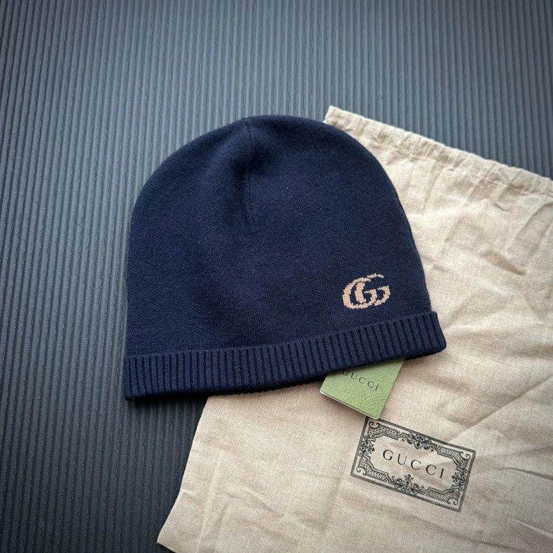 Gucci 22FW Cashmere Knit Beanie