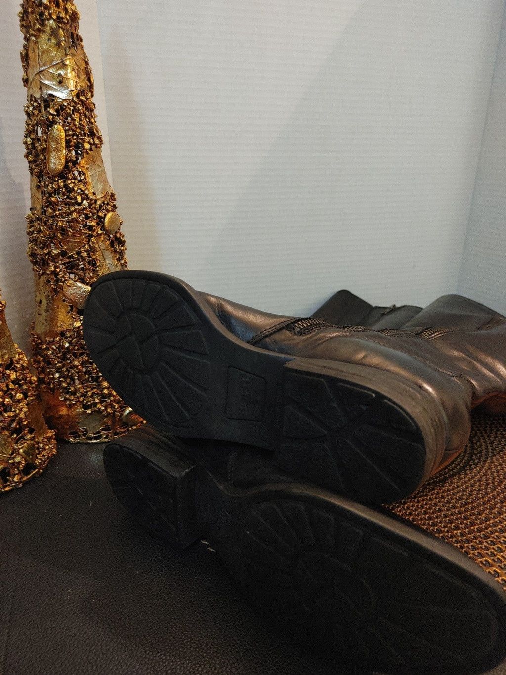 Born Born Campus Riding Leather Boots Size 9M F29103 Size US 9 / IT 39 - 6 Thumbnail