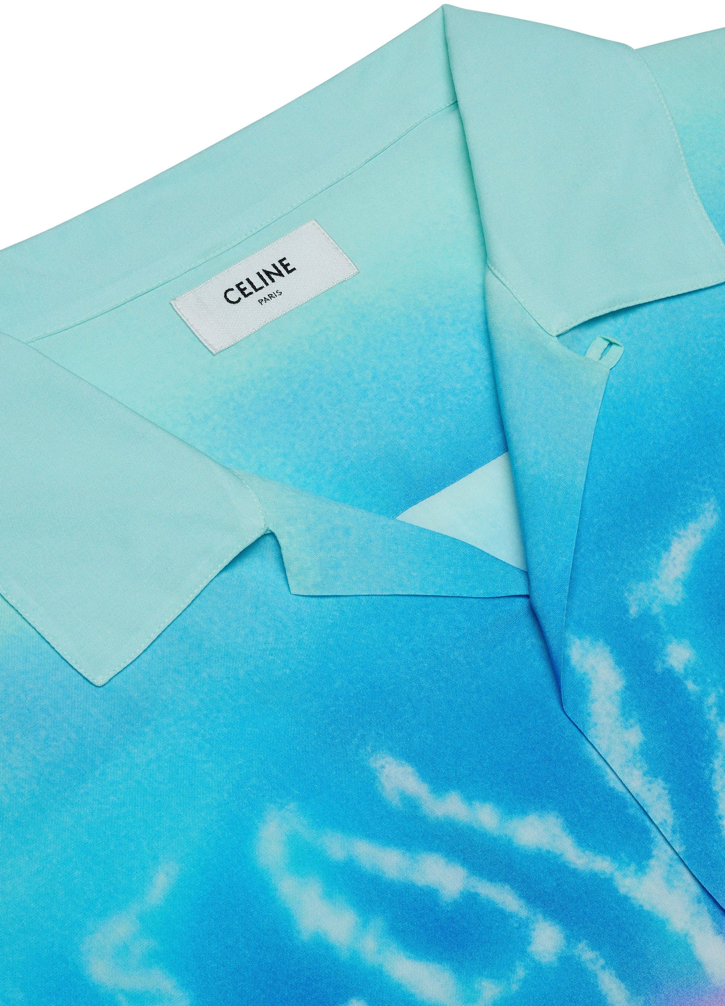 Celine o1w1db10724 Hawaiian Shirt Viscose Artist Print Multicolor Size US XXS / EU 40 - 9 Thumbnail