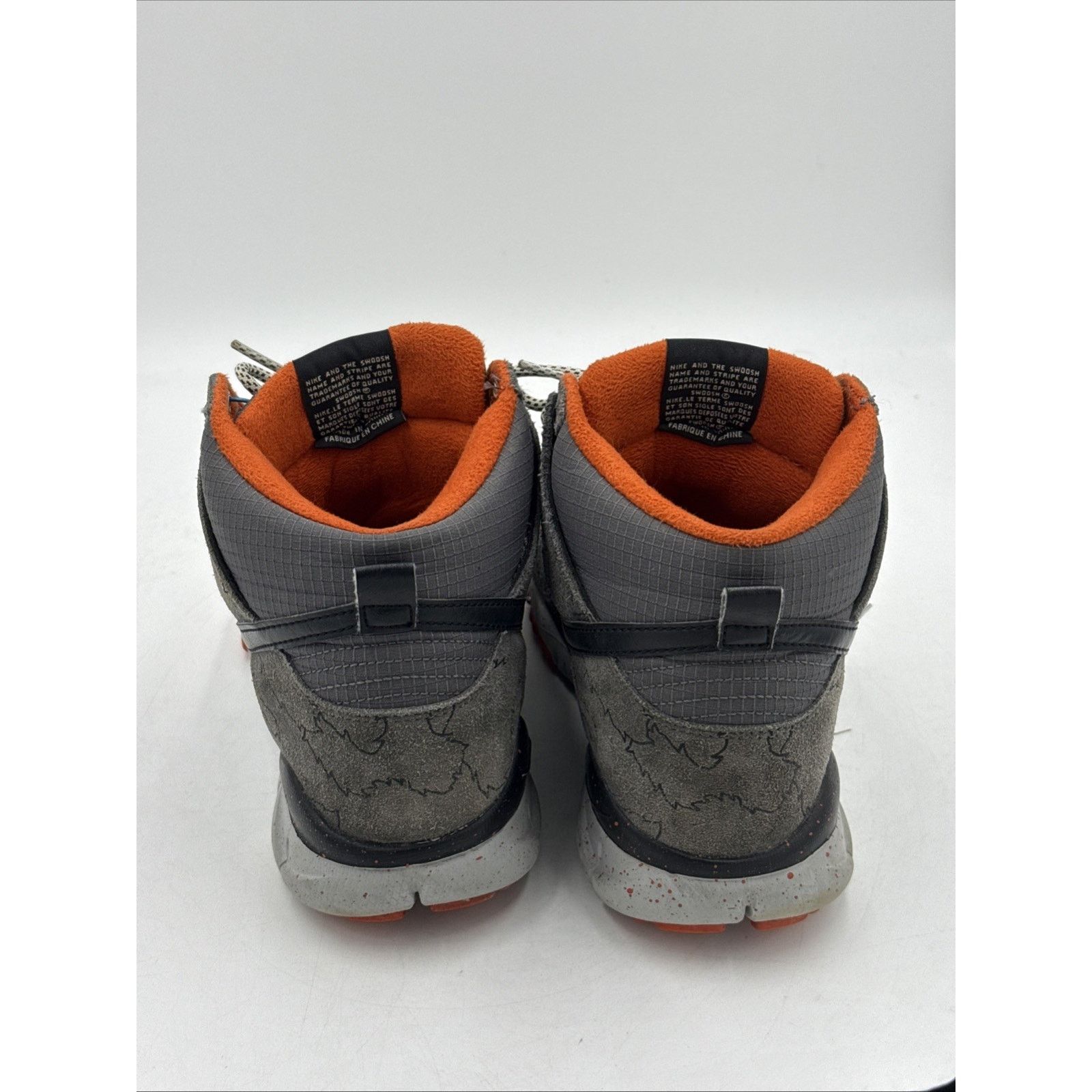 Nike Size 10 - Poler x Nike Dunk OMS High Dark Grey Orange Size US 10 / EU 43 - 6 Thumbnail