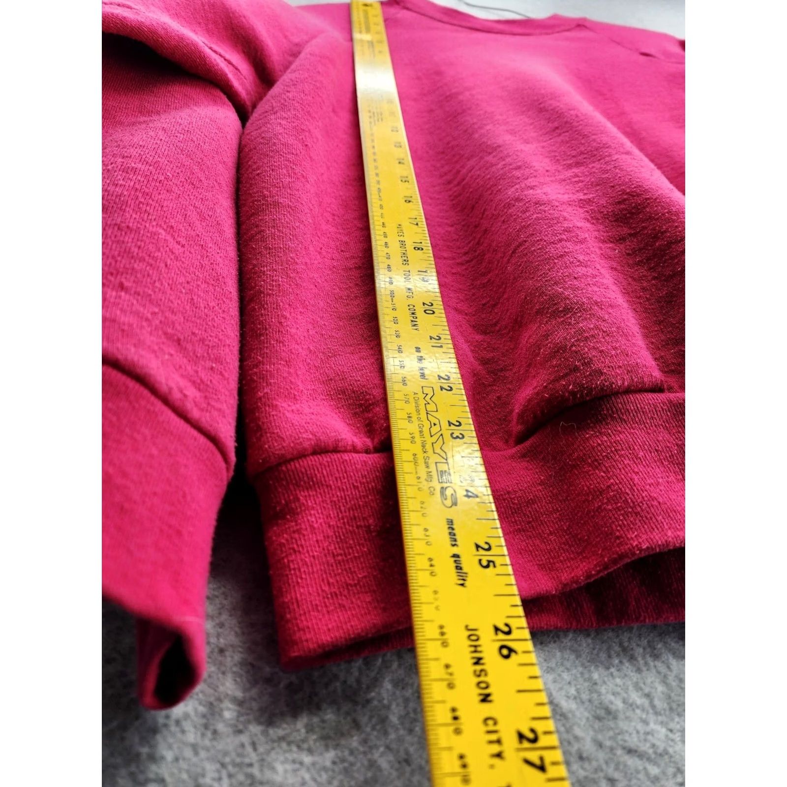 Fruit Of The Loom VINTAGE 90s Fruit of the Loom Pink Sweatshirt L USA Adult Essential Blank Pullover Size US L / EU 52-54 / 3 - 5 Thumbnail