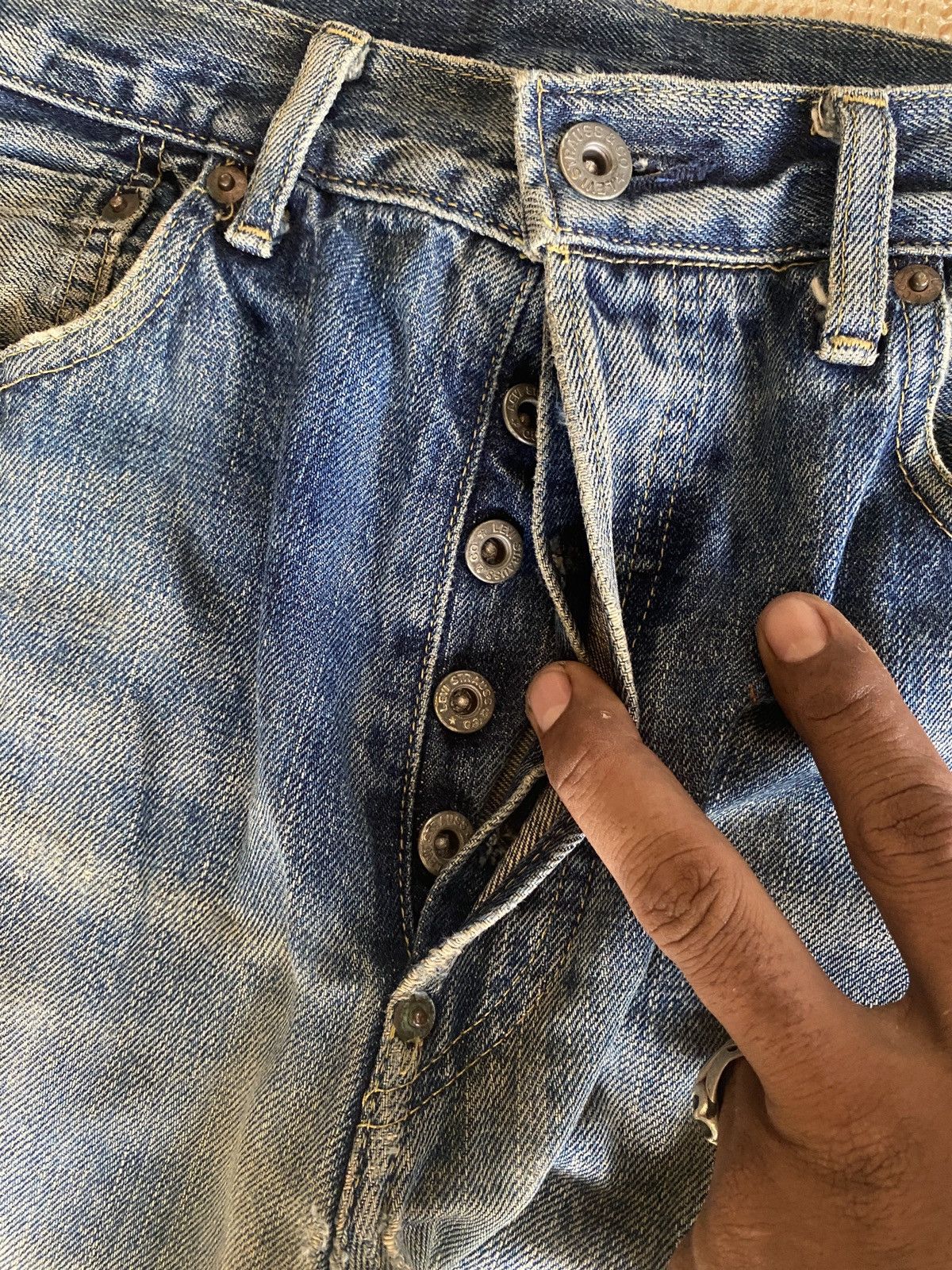 Levi's Vintage Clothing × Salvage × Vintage Vintage 702 big E selvedge denim Size US 30 / EU 46 - 17 Thumbnail