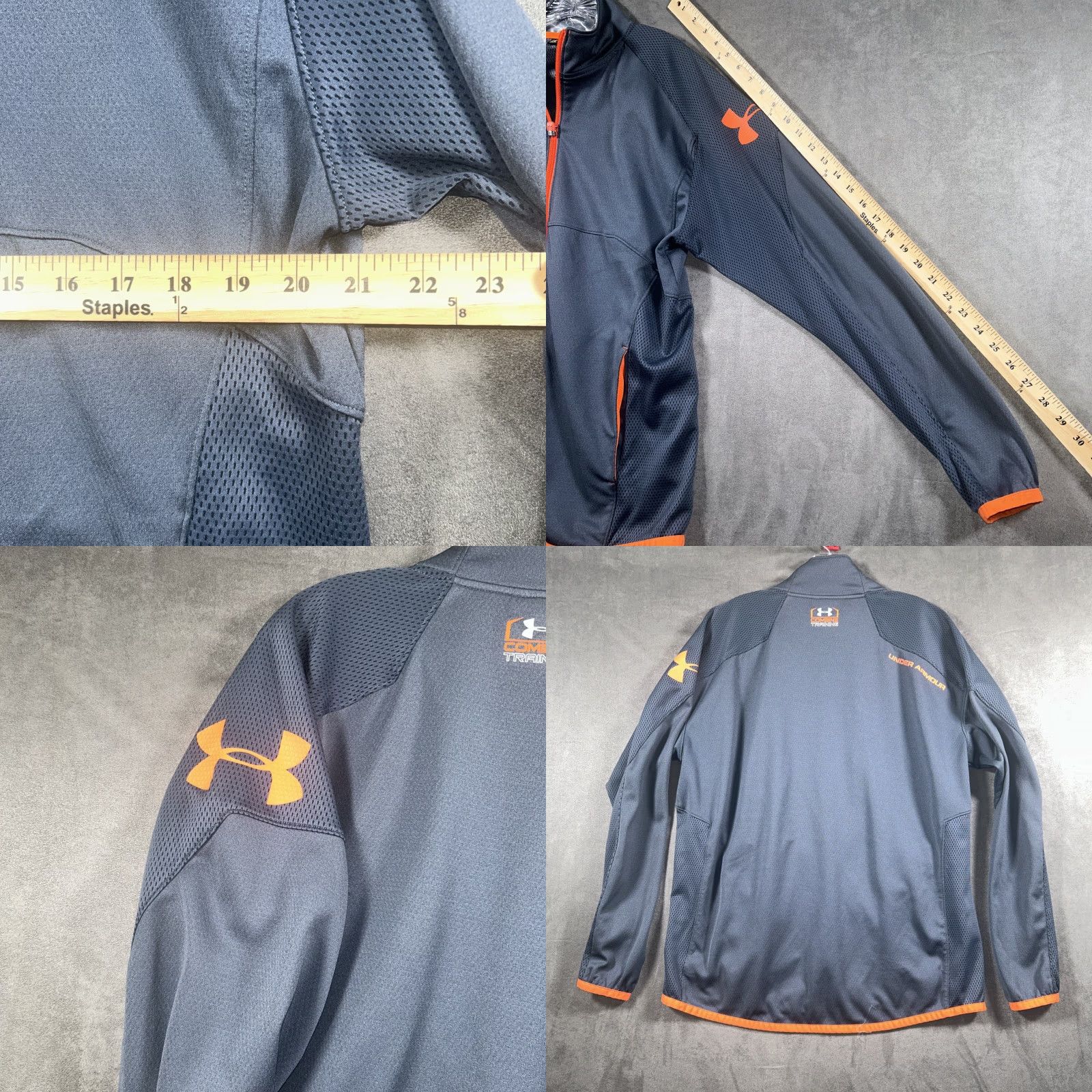 Under Armour Under Armour Jacket Mens L Gray Full Zip Training Activewear Regular Fit Size US L / EU 52-54 / 3 - 8 Thumbnail