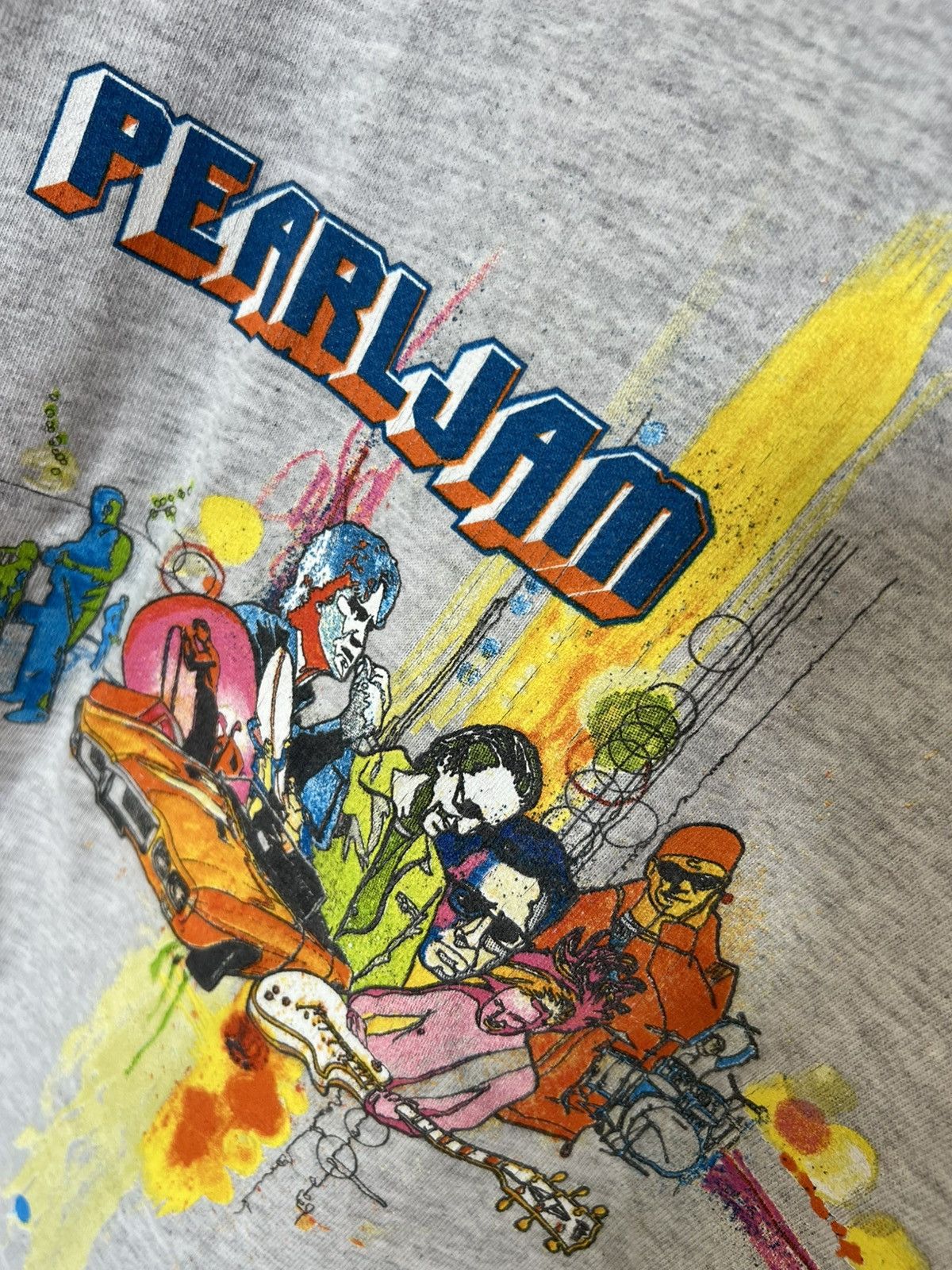 Band Tees vintage late 90s Pearl jam car shirt Size US L / EU 52-54 / 3 - 3 Thumbnail
