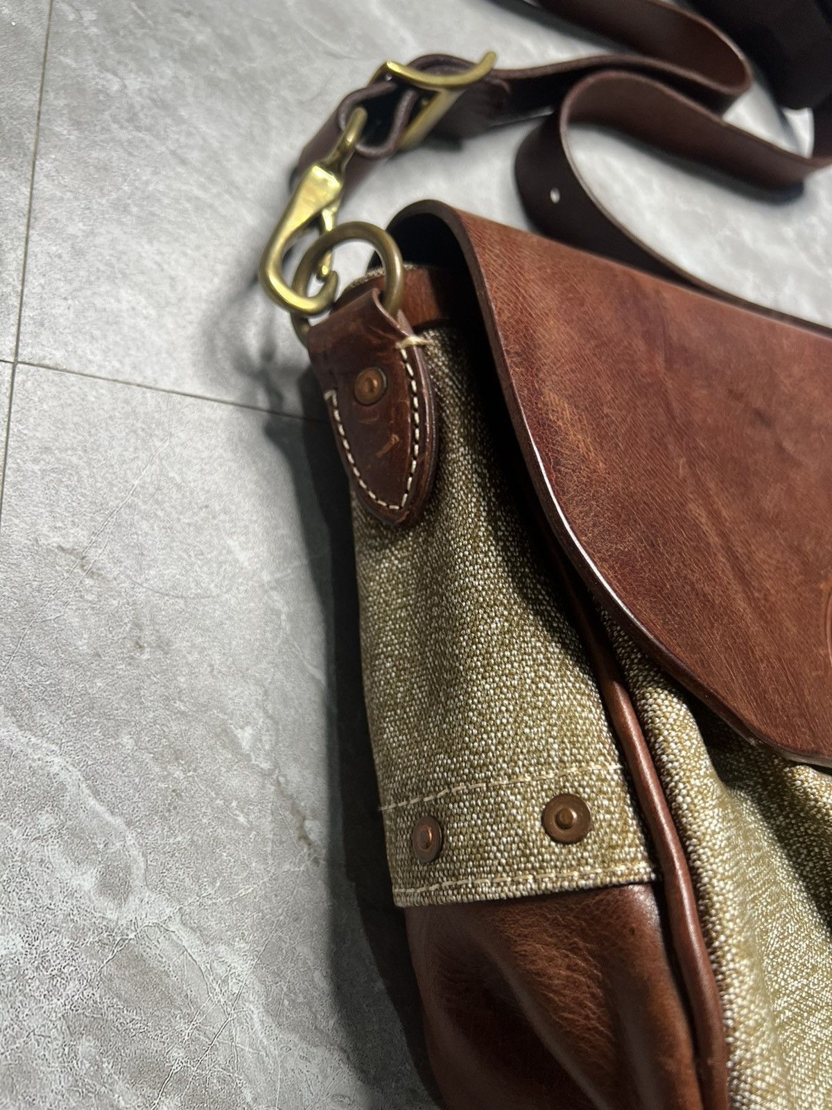 RRL Ralph Lauren RRL 2 Way Mail Bag Size ONE SIZE - 4 Thumbnail