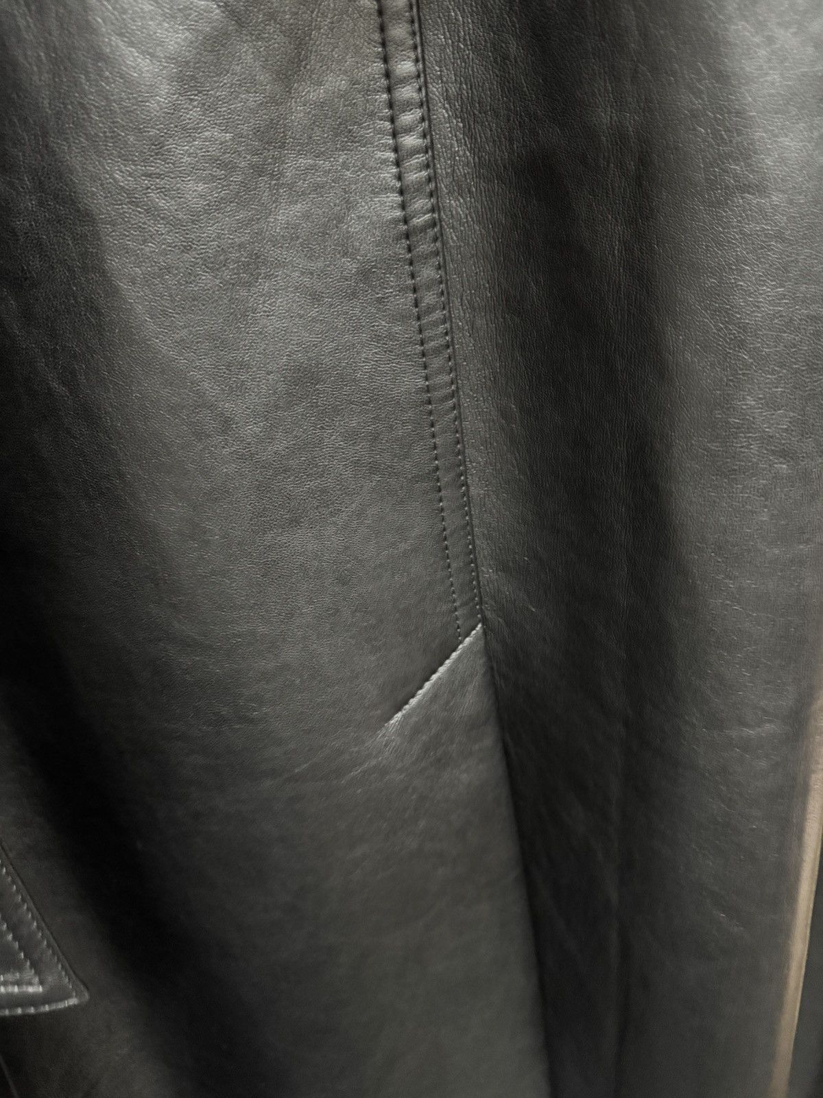 Nanushka Nanushka Black Vegan Leather Long Coat Size US M / EU 48-50 / 2 - 14 Thumbnail