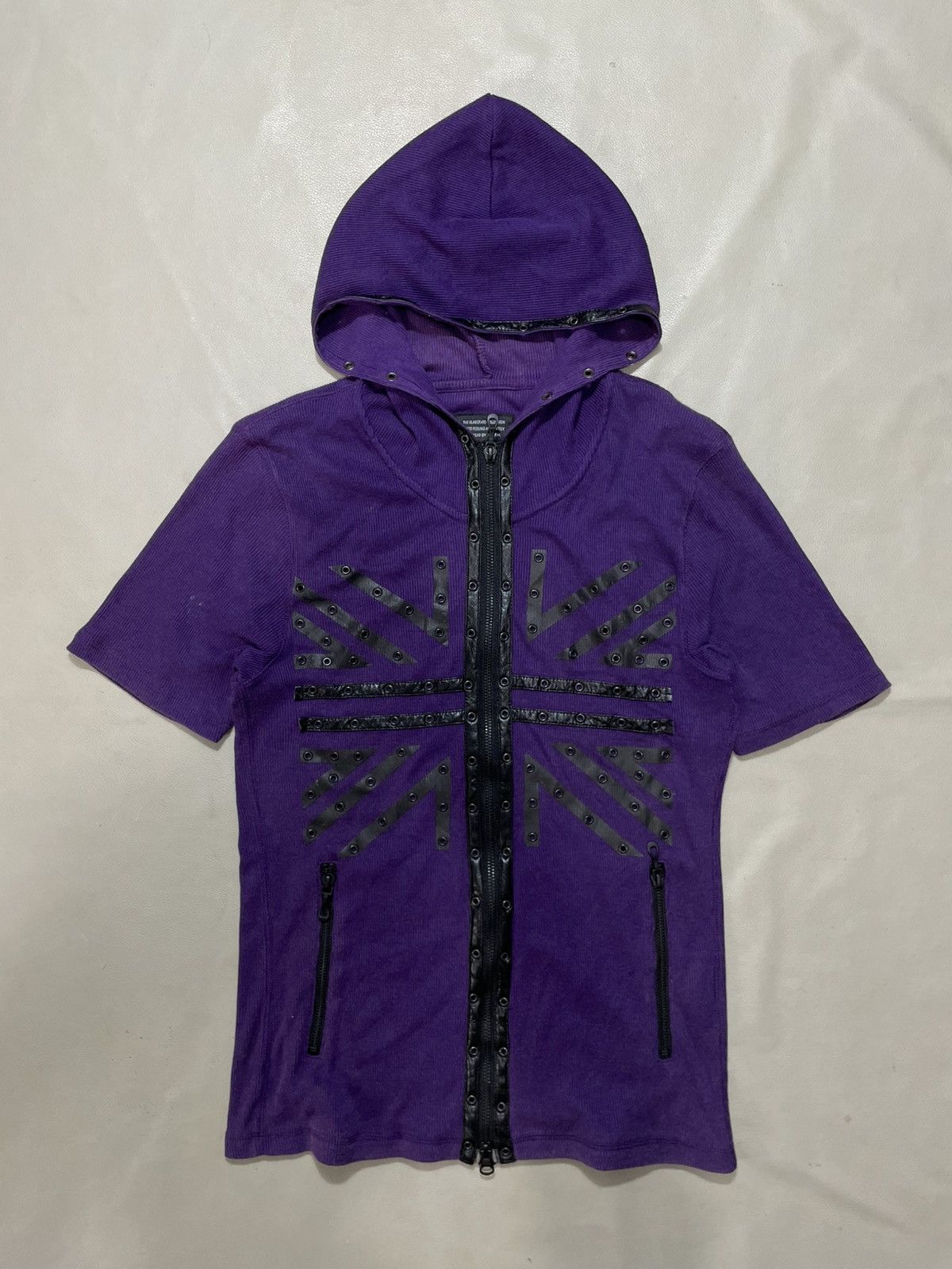 If Six Was Nine NCFM Zip UpThermal hoodie Studded bondage goth ifsix style Size US S / EU 44-46 / 1 - 1 Thumbnail