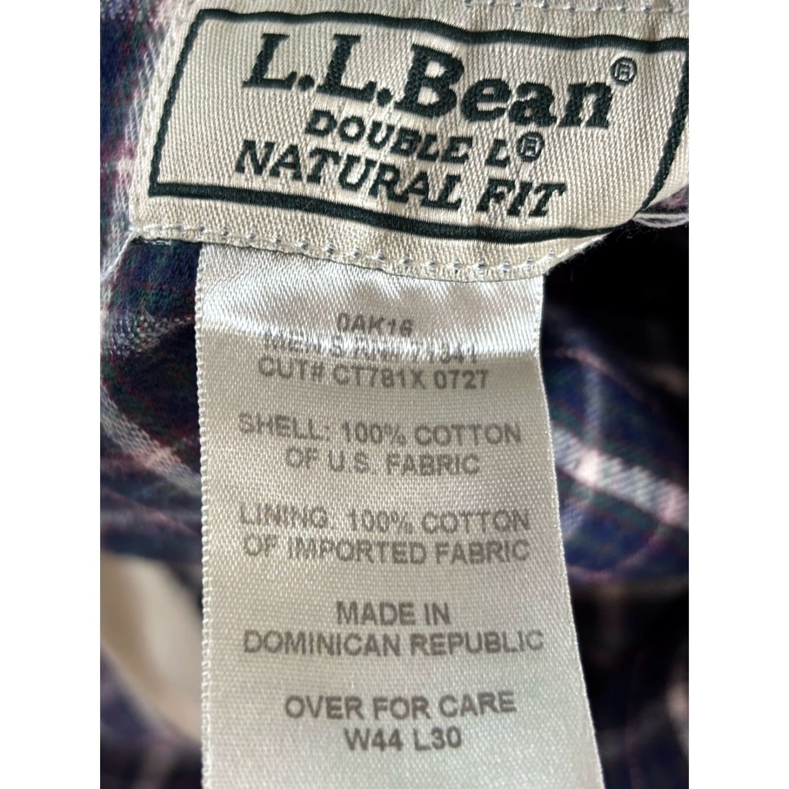 Vintage VINTAGE L.L. Bean Chino Pants 42x30 Flannel Lined Beige Flat Front Mens Casual Outdoors Size US 42 / EU 58 - 6 Thumbnail