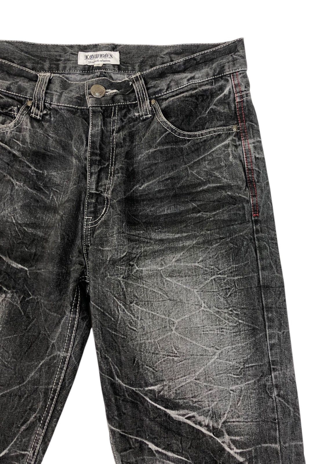 Japanese Brand Japanese Brand Lowbox Stone Washed Denim Jeans Size US 31 - 6 Thumbnail