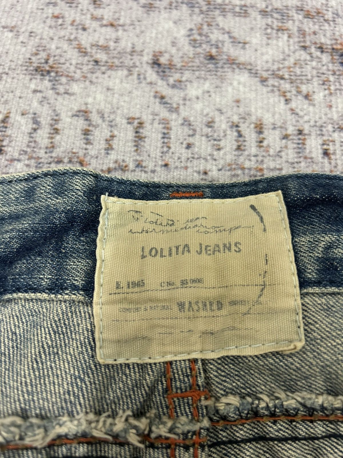 If Six Was Nine × Isamu Katayama Backlash × Japanese Brand Lolita Washed Buckle Back Cropped jeans Size US 32 / EU 48 - 14 Thumbnail