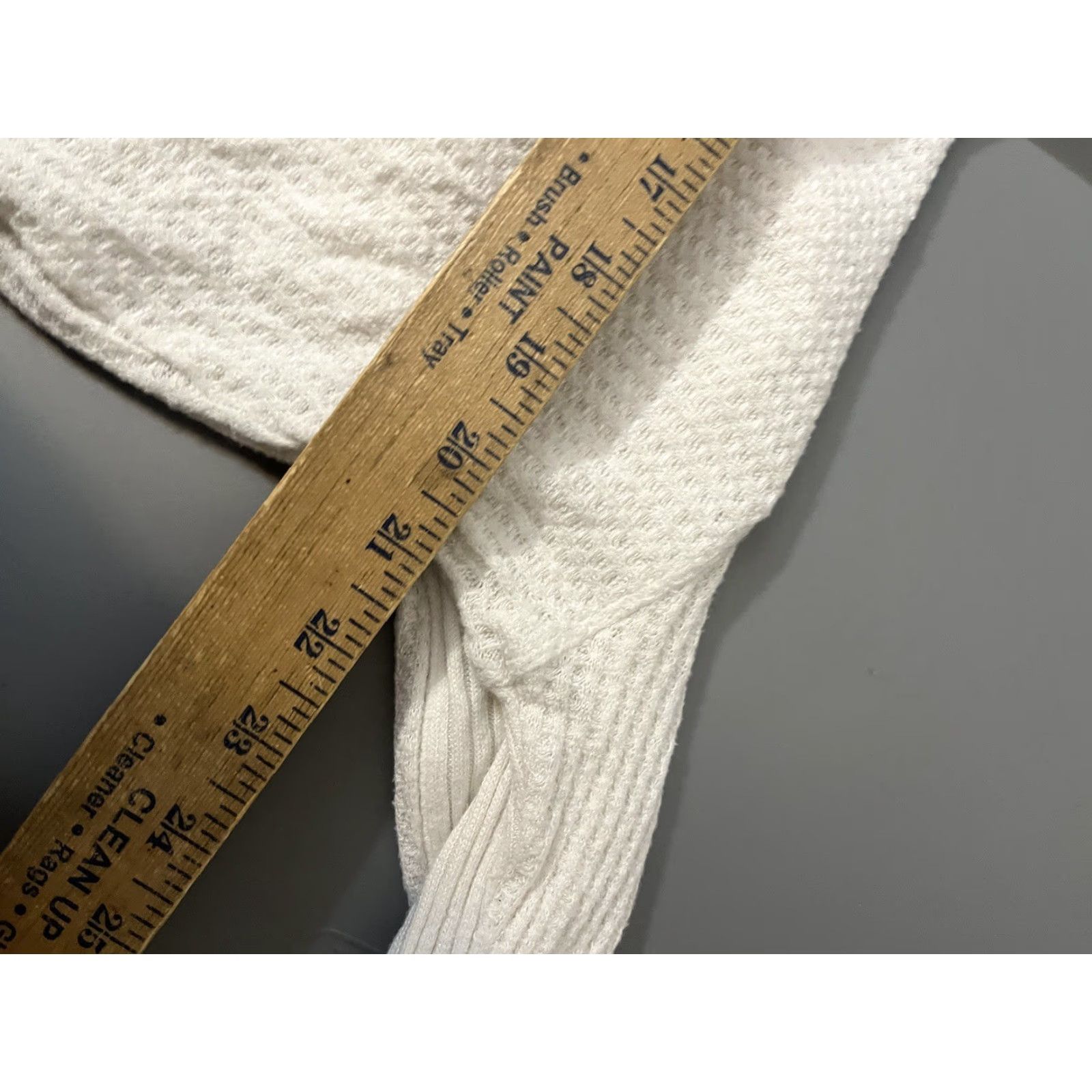 Vintage We the Free People Size Small Don't You Want Me Cowl Neck Top White Size S / US 4 / IT 40 - 5 Thumbnail
