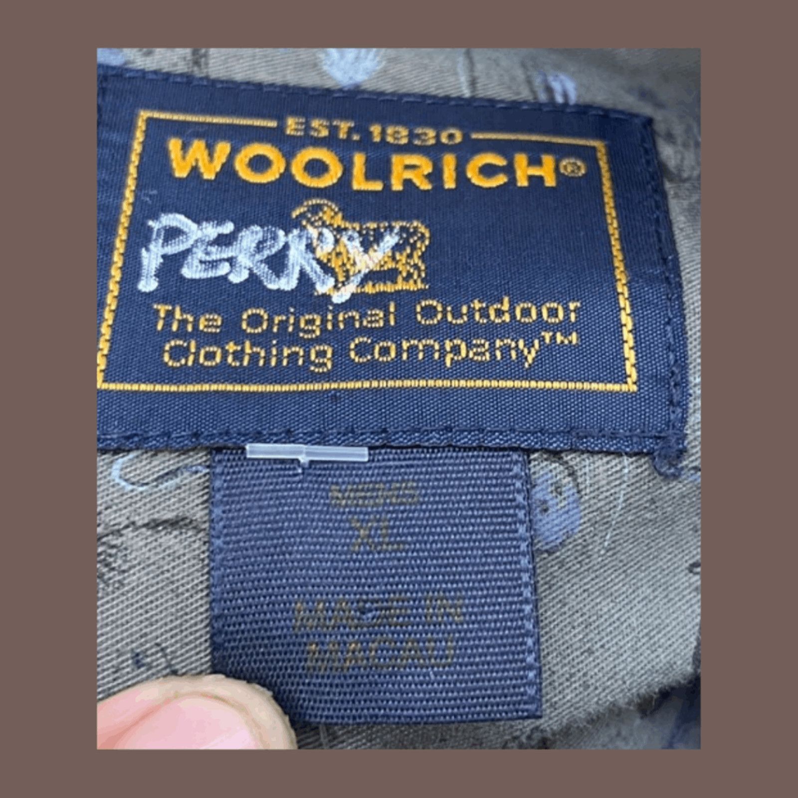 Woolrich Woolen Mills VTG Fish Print Shirt | Woolrich Green Buttondown Dadcore XL Size US XL / EU 56 / 4 - 4 Thumbnail