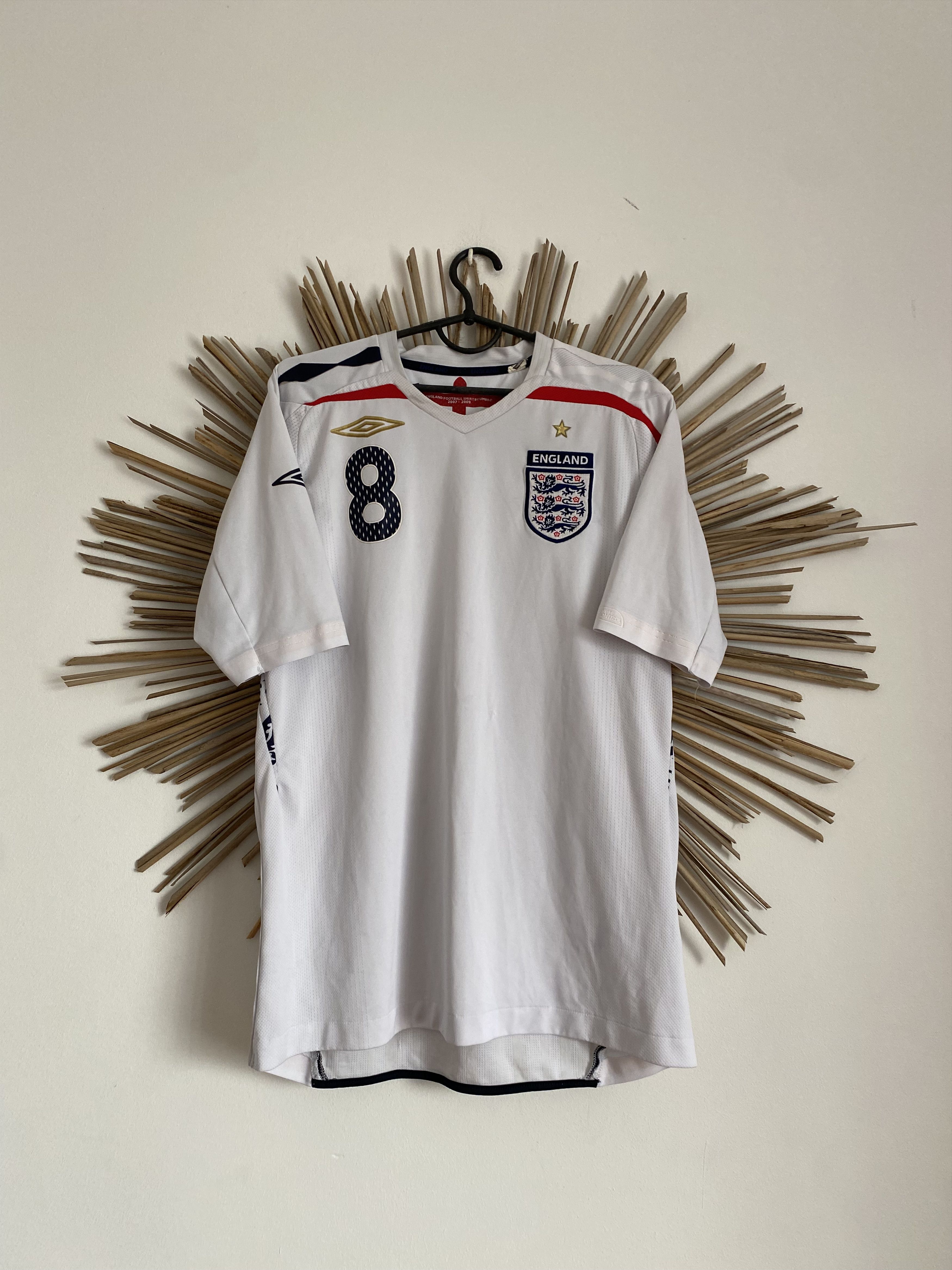 Umbro Umbro England 2008 2009 home Lampard soccer jersey Size US M / EU 48-50 / 2 - 2 Thumbnail