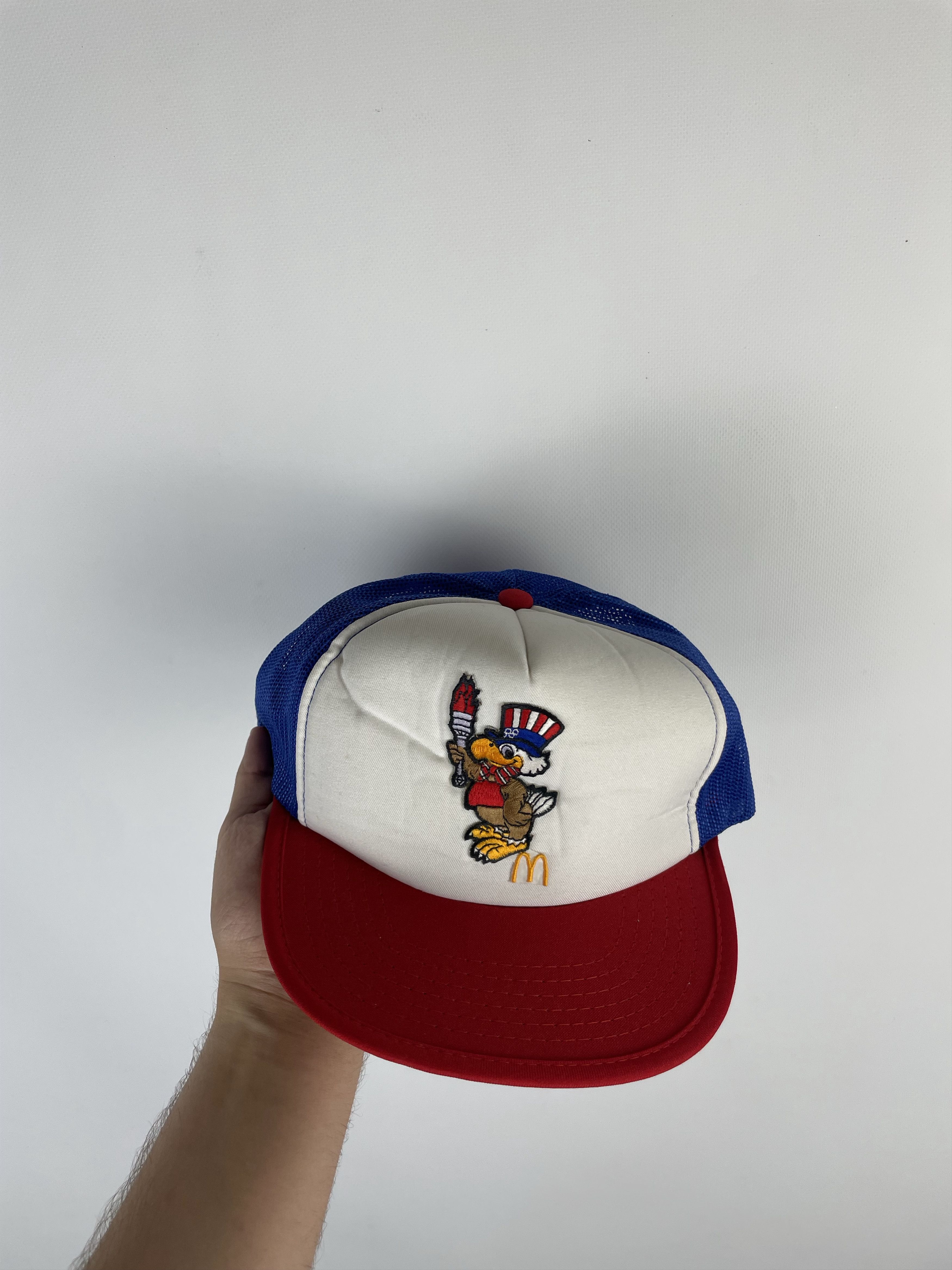 USA Olympics × Vintage 1984 Olympics McDonalds USA Trucker Vintage Snapback Hat Cap Size ONE SIZE - 1 Thumbnail