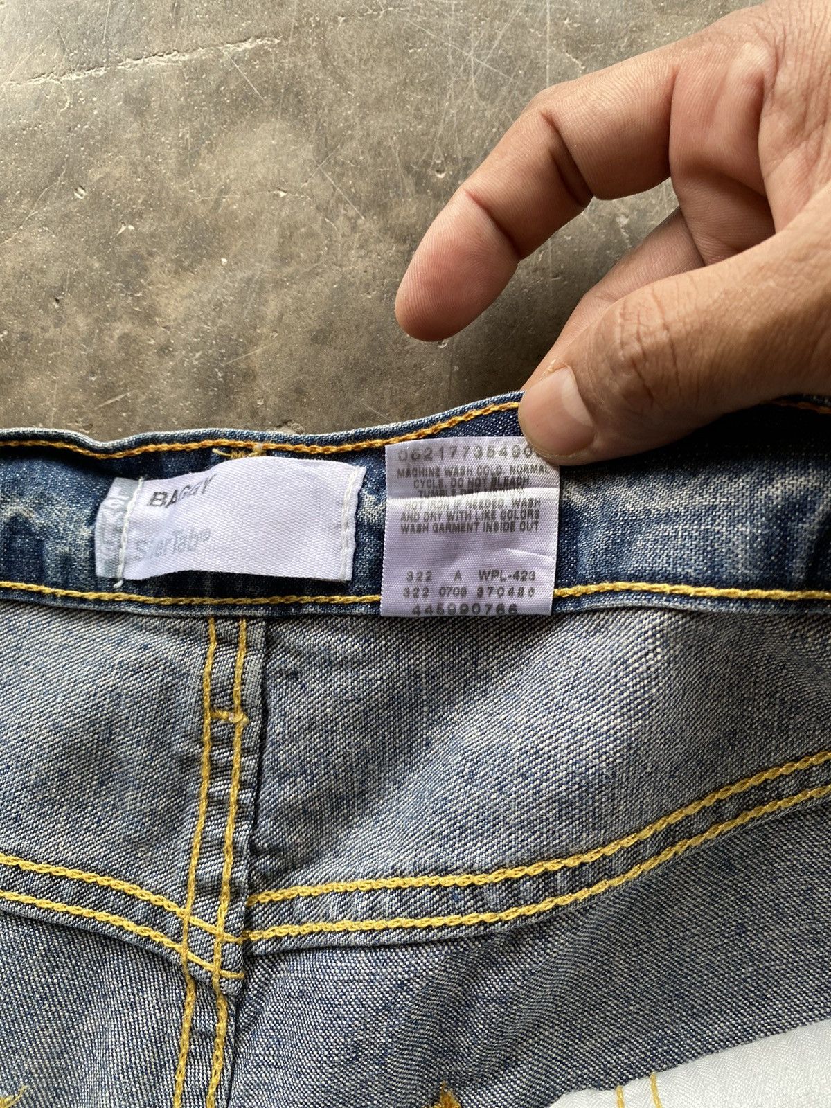 Levi's × Vintage Baggy Jeans Levis Silver Tab 33x32 Size US 34 / EU 50 - 8 Thumbnail