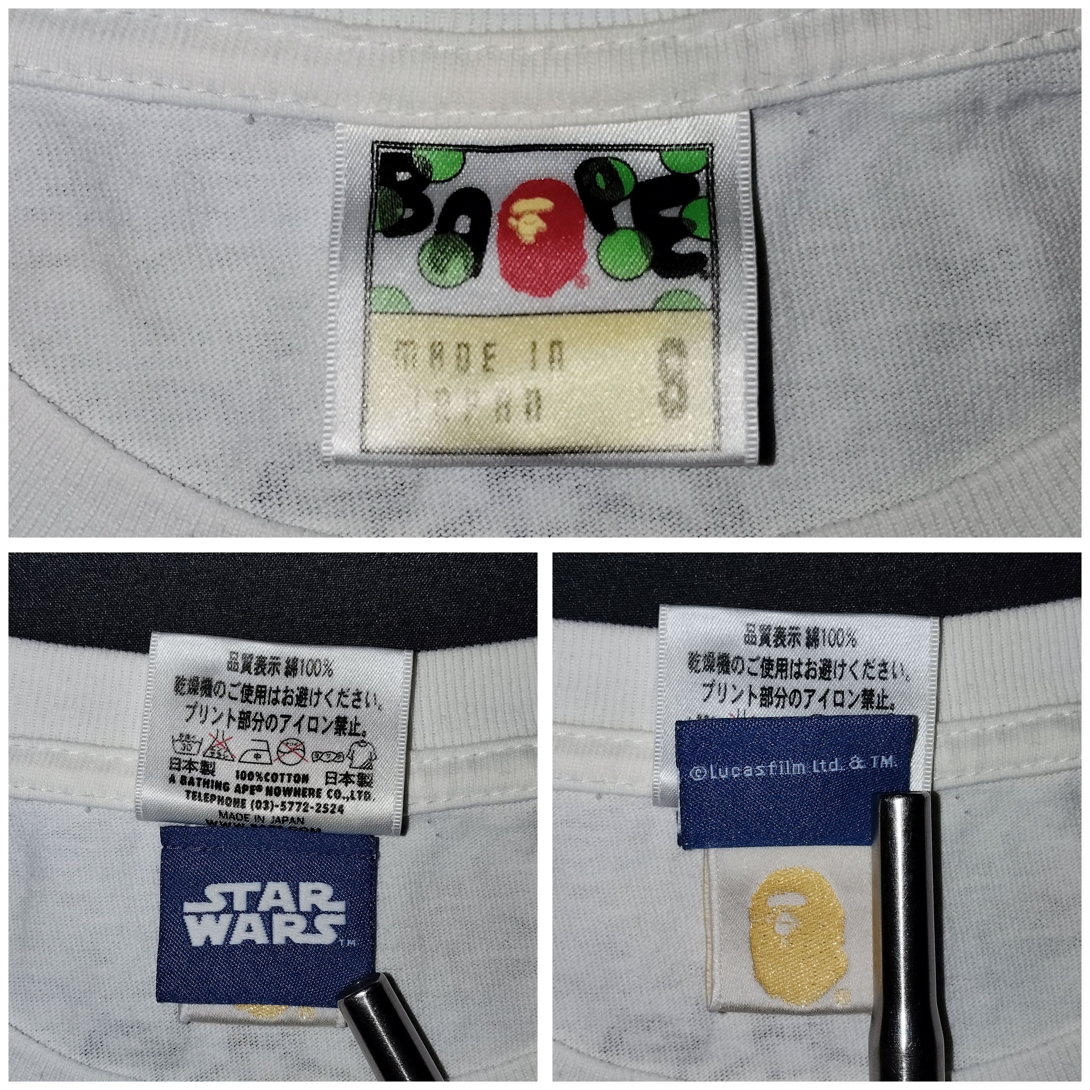 Bape 2011 Bape x Star Wars Tee Size US S / EU 44-46 / 1 - 6 Thumbnail