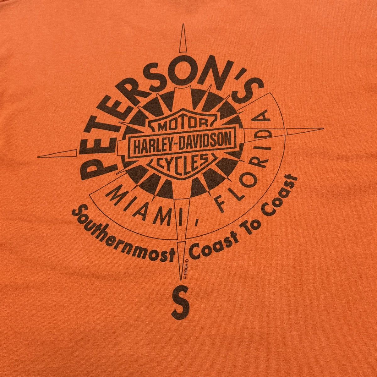 Harley Davidson × Vintage Vintage Harley Davidson Peterson's Miami Florida 1996 Shirt Size US XL / EU 56 / 4 - 19 Thumbnail