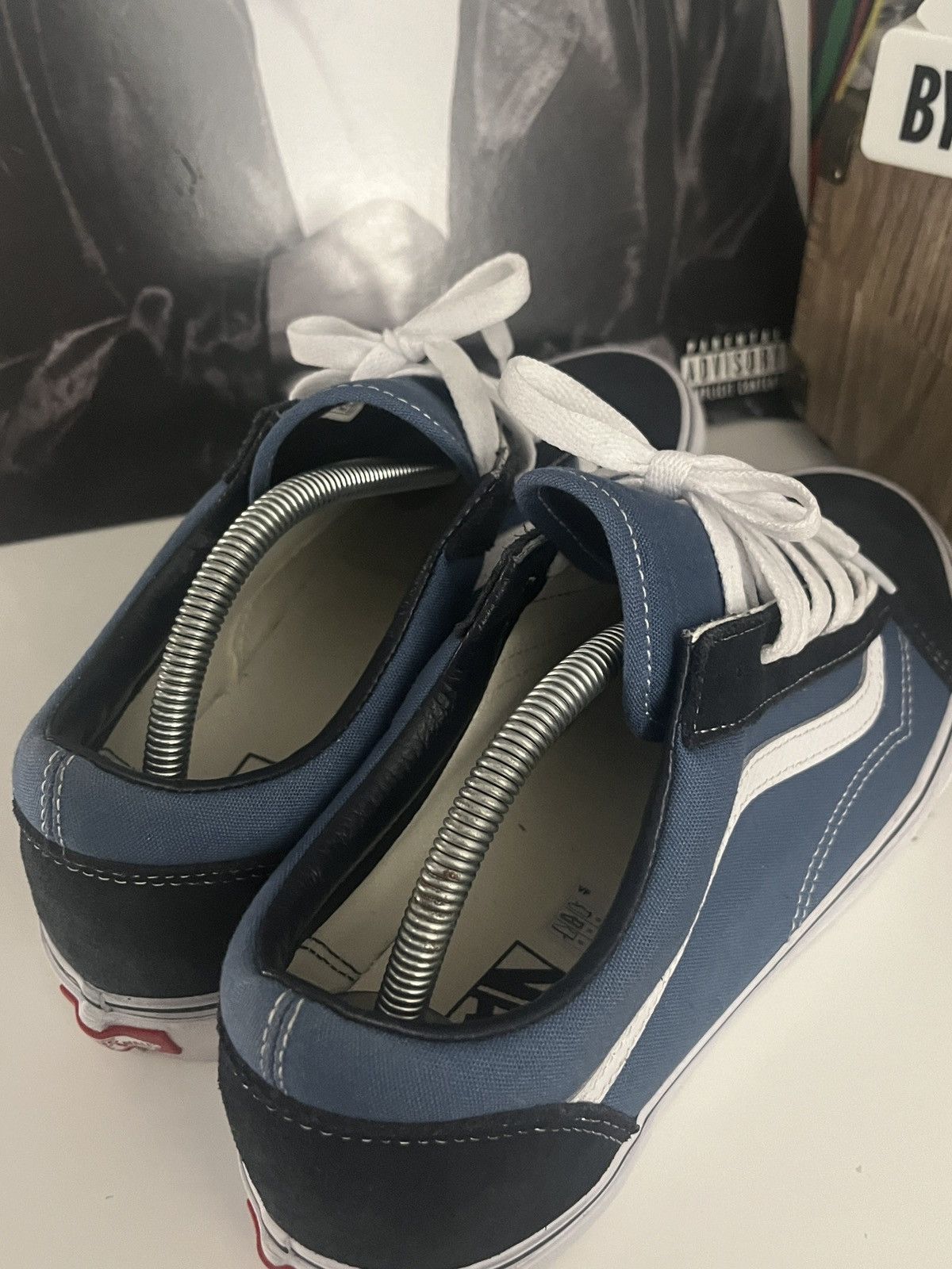 Vans Vans Old Skool Navy Blue Size US 9.5 / EU 42-43 - 2 Thumbnail