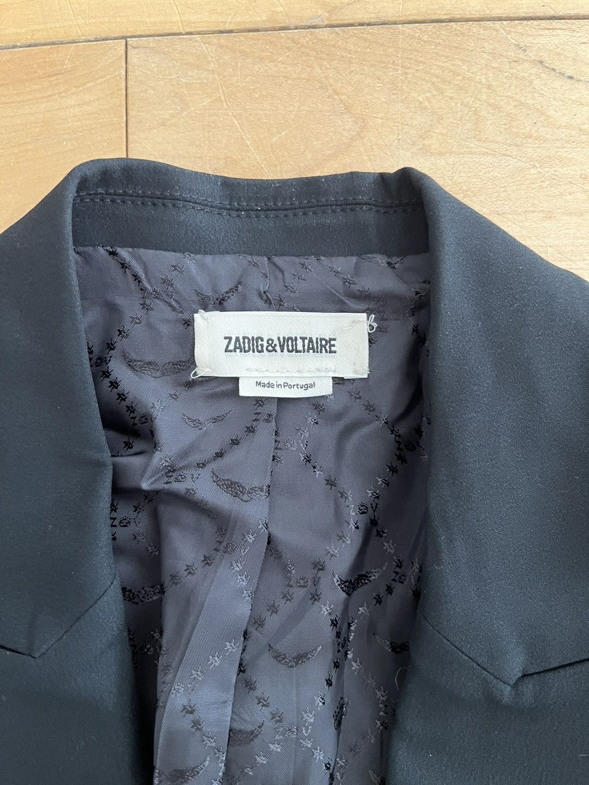 Zadig & Voltaire Zadig & Voltair Degrade Skull Rinestone Blazer Size XS / US 0-2 / IT 36-38 - 3 Thumbnail