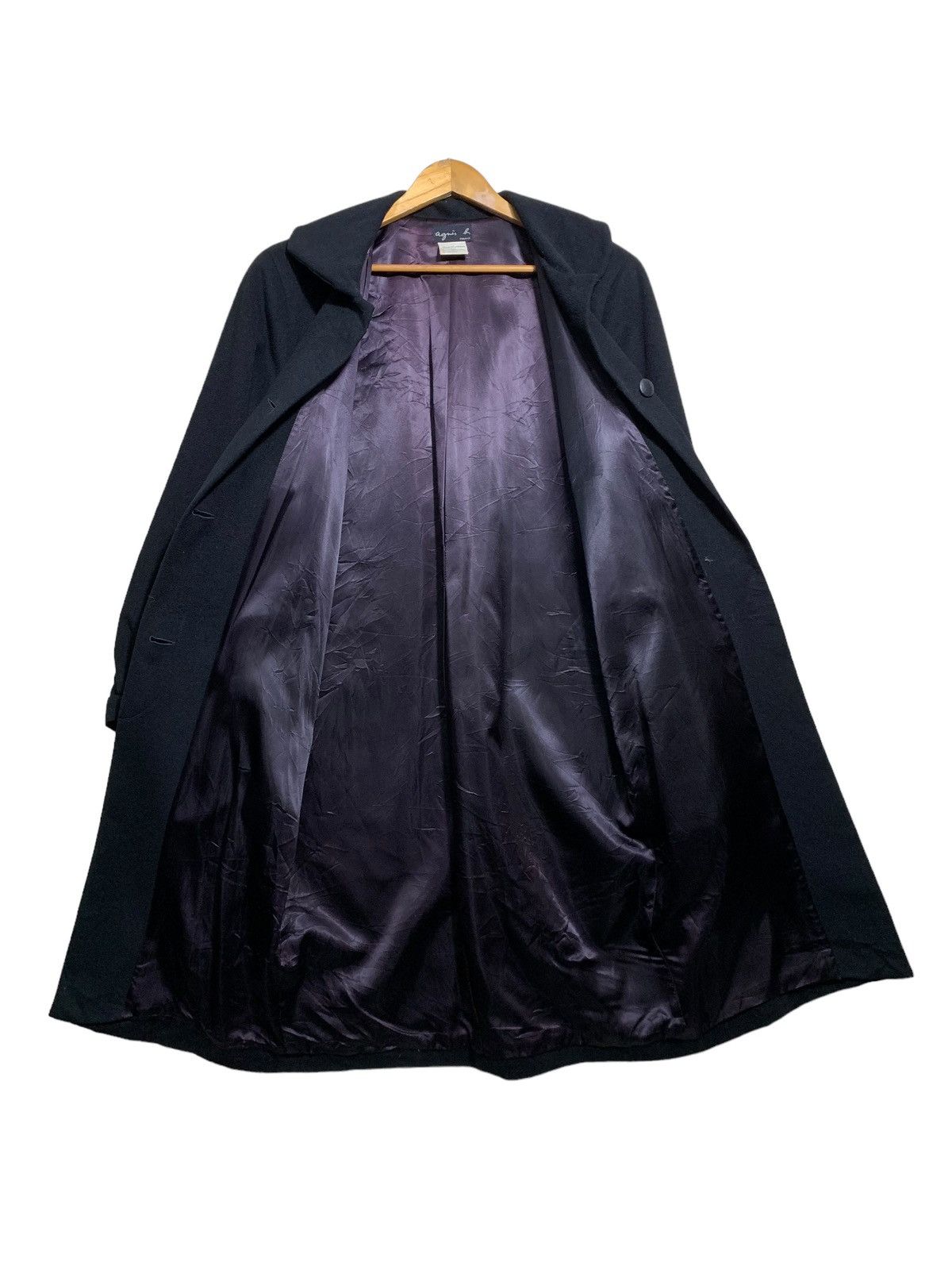 agnes b. 🔥AGNES B. CASHMERE OVERCOATS JACKET Size M / US 6-8 / IT 42-44 - 7 Thumbnail