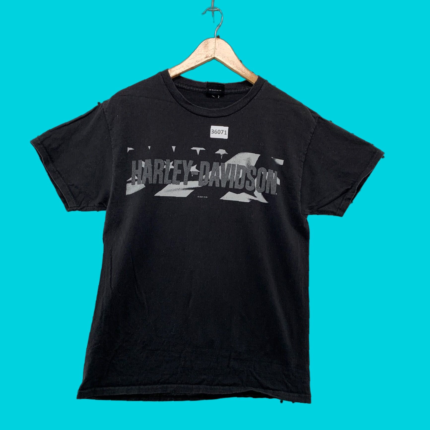 Harley Davidson VINTAGE Harley-Davidson Motorcycle Shirt Men’s Small Black Graphic Print 90s Oconomowoc Wisconsin Size US S / EU 44-46 / 1 - 1 Thumbnail