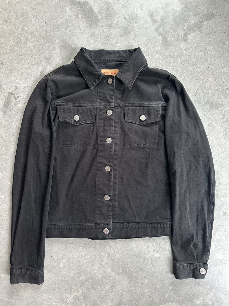 Helmut Lang velvet corduroy denim jacket 1997 GTR black