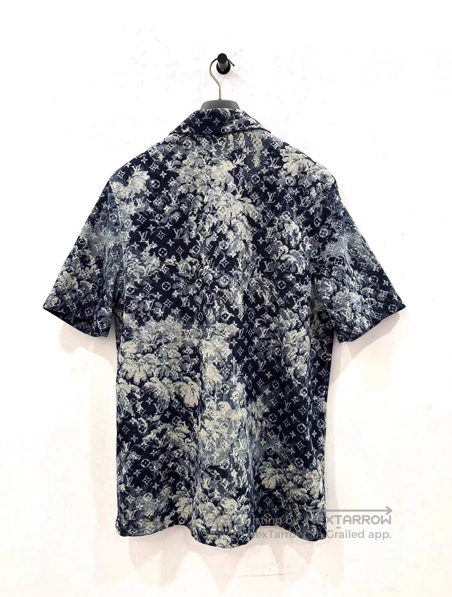 Louis Vuitton Blue Short Sleeve Patterned Shirt. Size US M / EU 48-50 / 2 - 3 Thumbnail