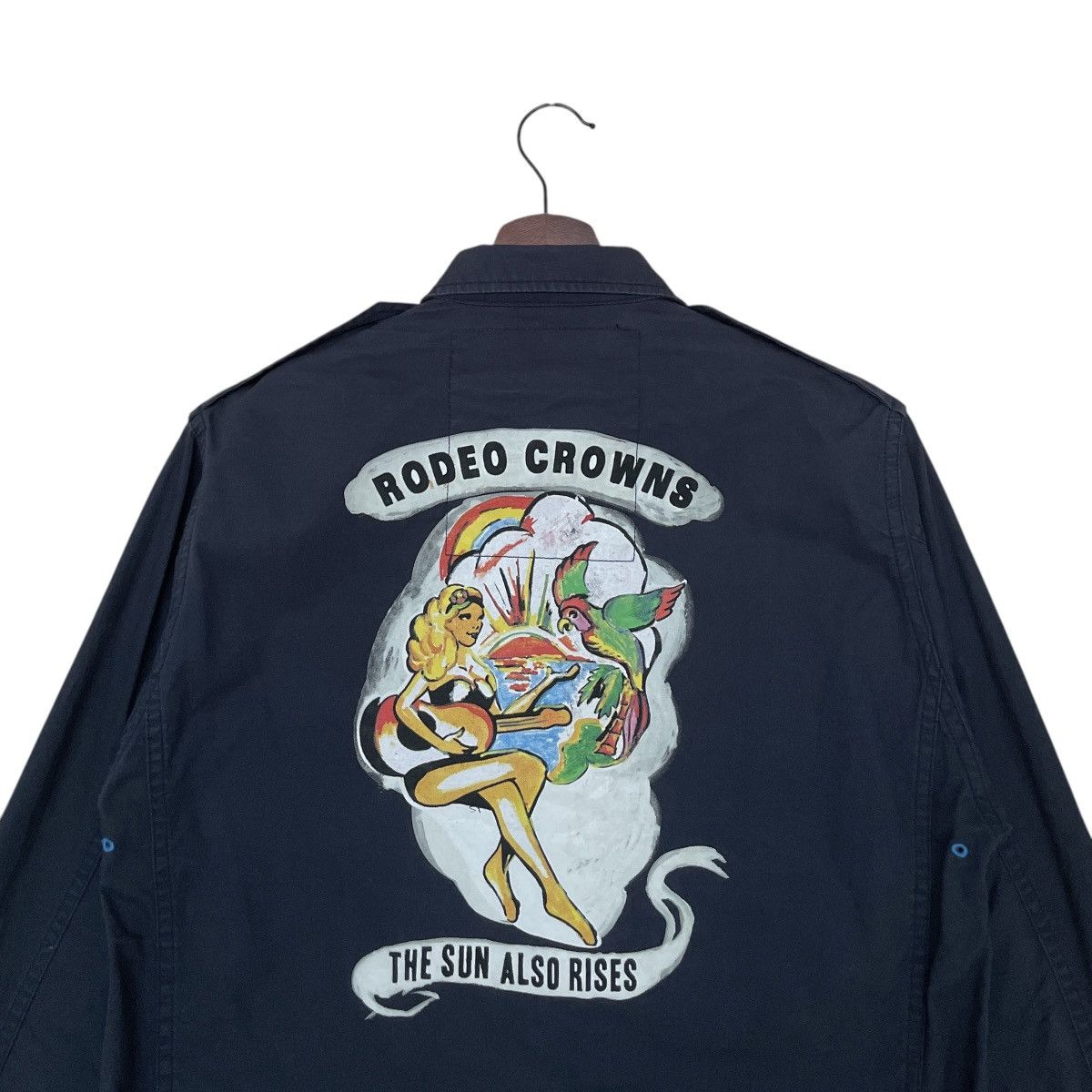 Japanese Brand × Vintage Vintage Japanese Brand Rodeo Crowns M-65 Jacket 1990s Size US L / EU 52-54 / 3 - 7 Thumbnail