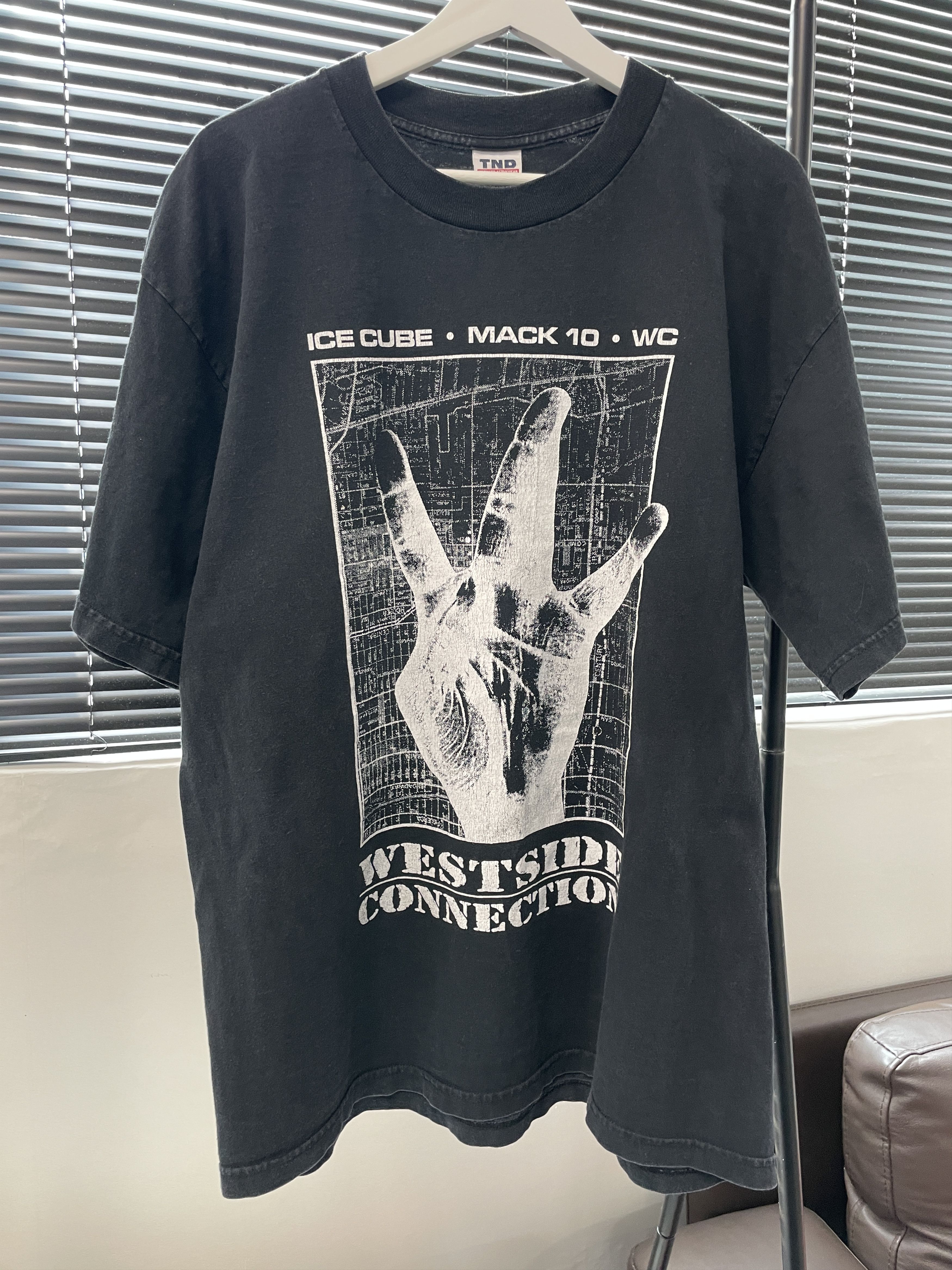 image of Rap Tees x Vintage 90's Ice Cube Westside Connection Shirt in Black, Men's (Size XL)