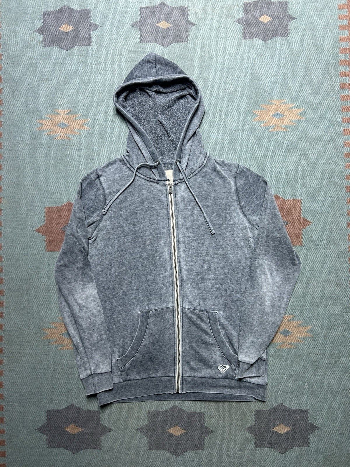 Vintage Roxy surf hoodie zip quiksilver billabong beach womens large Size L / US 10 / IT 46 - 3 Thumbnail