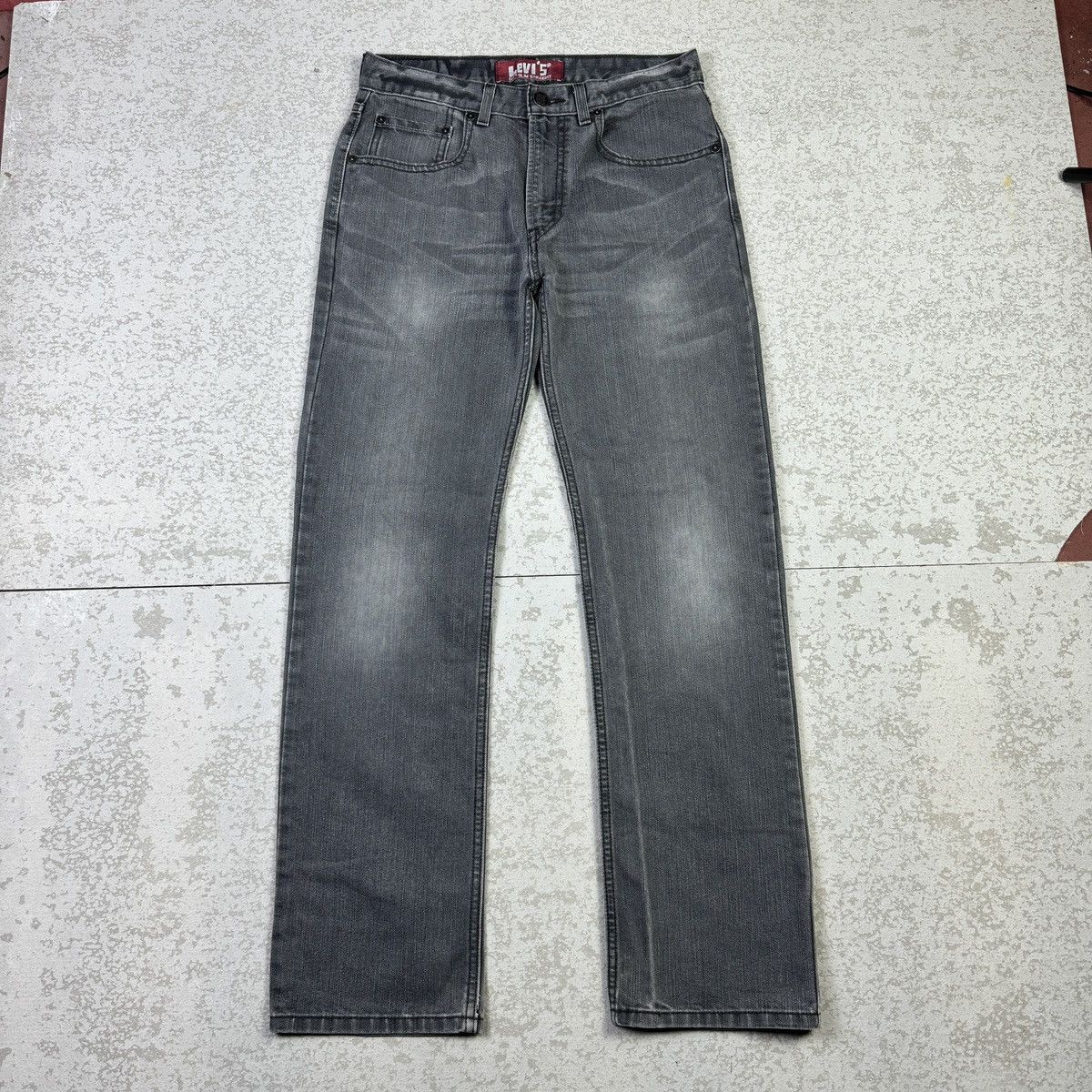 Levi's Levis 514 Washed Black Slim Straight Jean Size US 30 / EU 46 - 3 Thumbnail