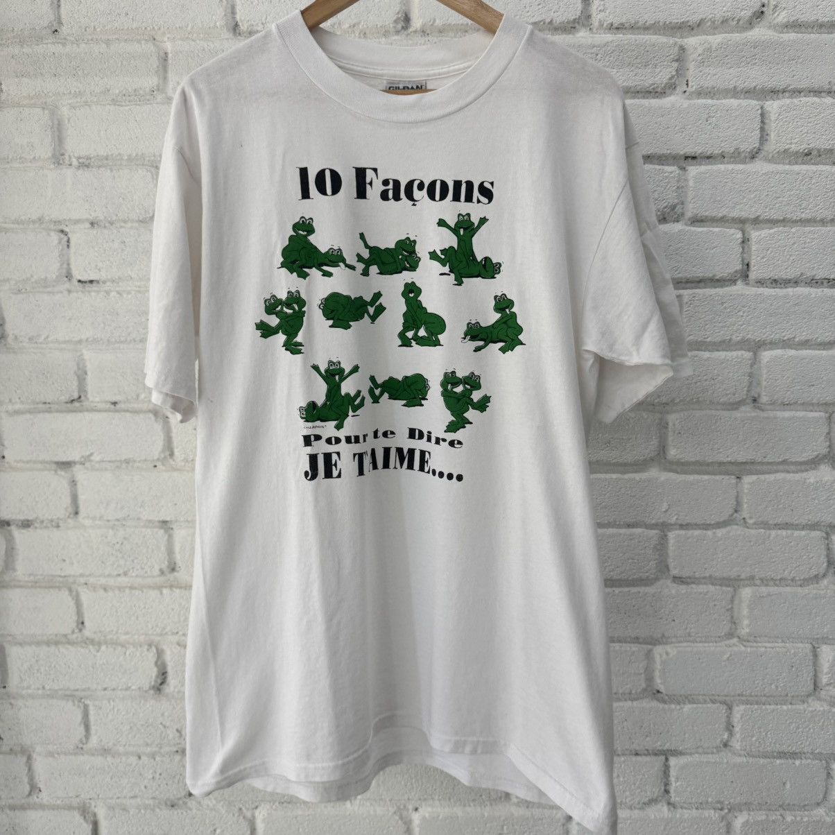 Vintage Frog Sex Positions Tee Size US L / EU 52-54 / 3 - 2 Thumbnail
