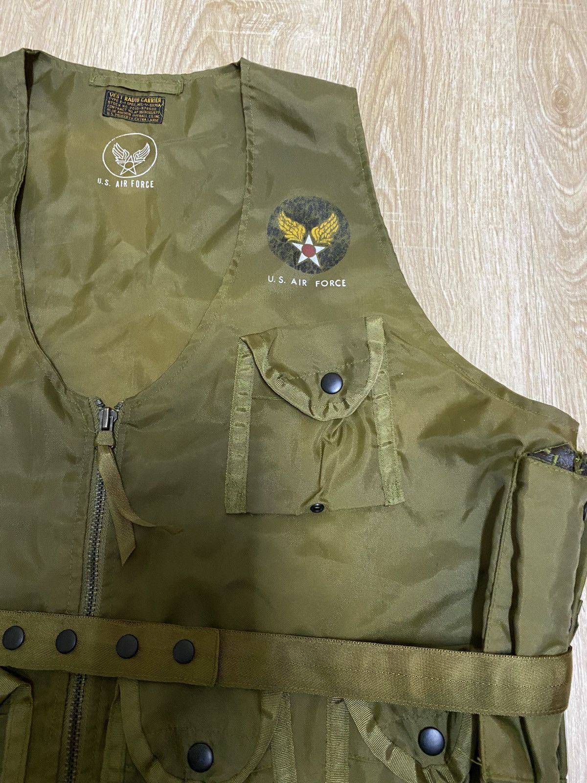 Vintage Vintage US Air Force Radio Carrier vest Size US XL / EU 56 / 4 - 3 Thumbnail
