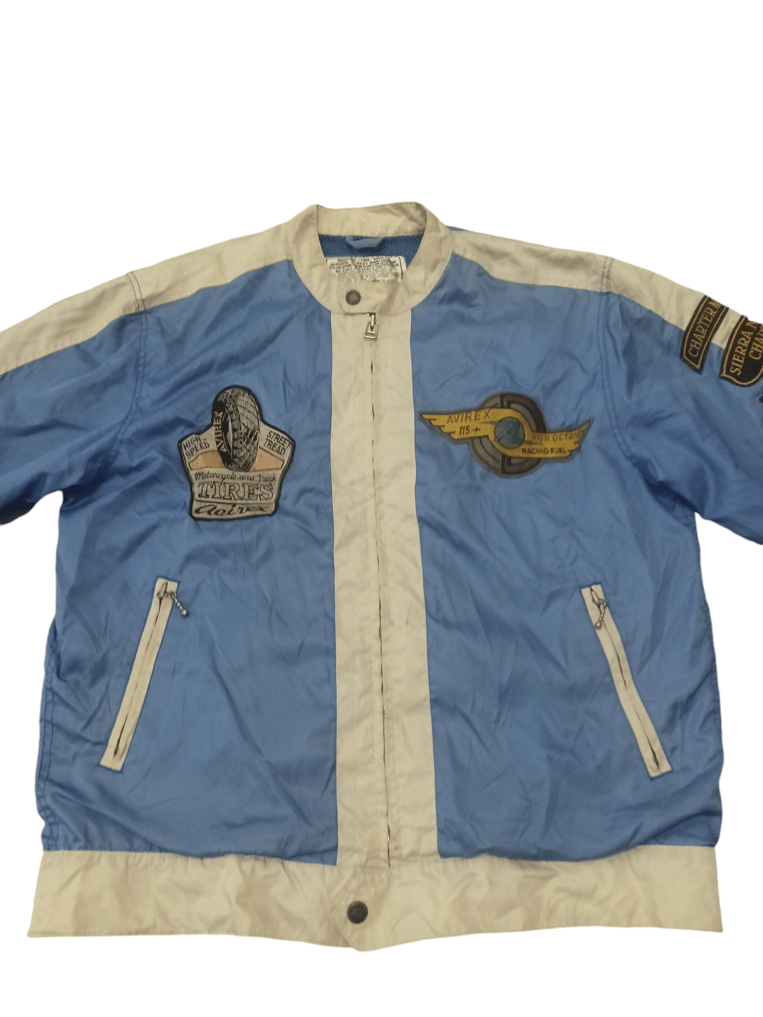 Avirex Rare Vtg Avirex USA polyester Jacket up Zipper Patches Size US M / EU 48-50 / 2 - 2 Thumbnail