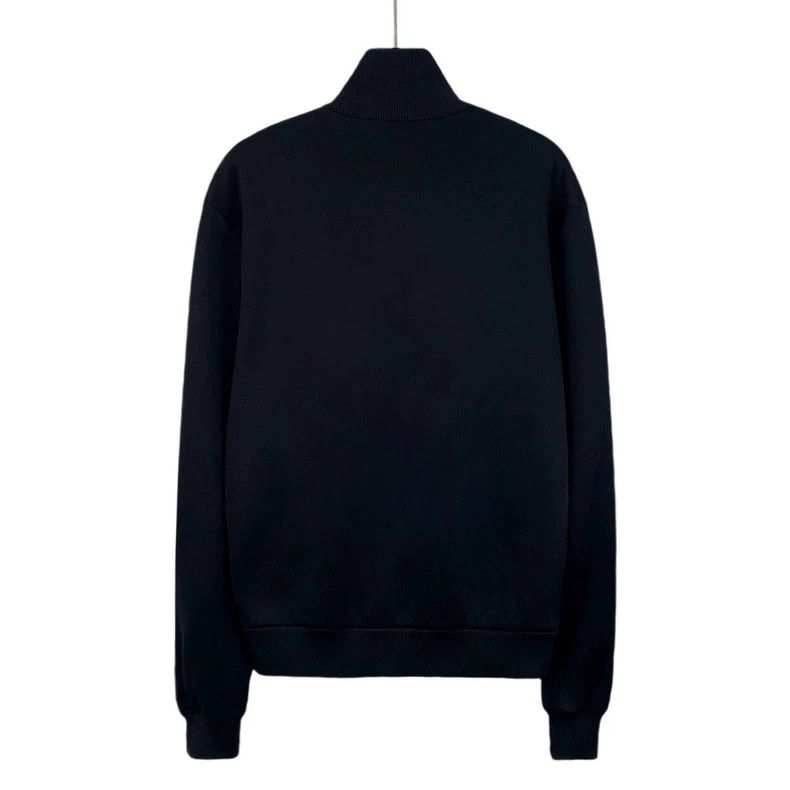 Gucci Gucci Black striped stand-up collar zipper long-sleeved jac Size US XS / EU 42 / 0 - 2 Thumbnail