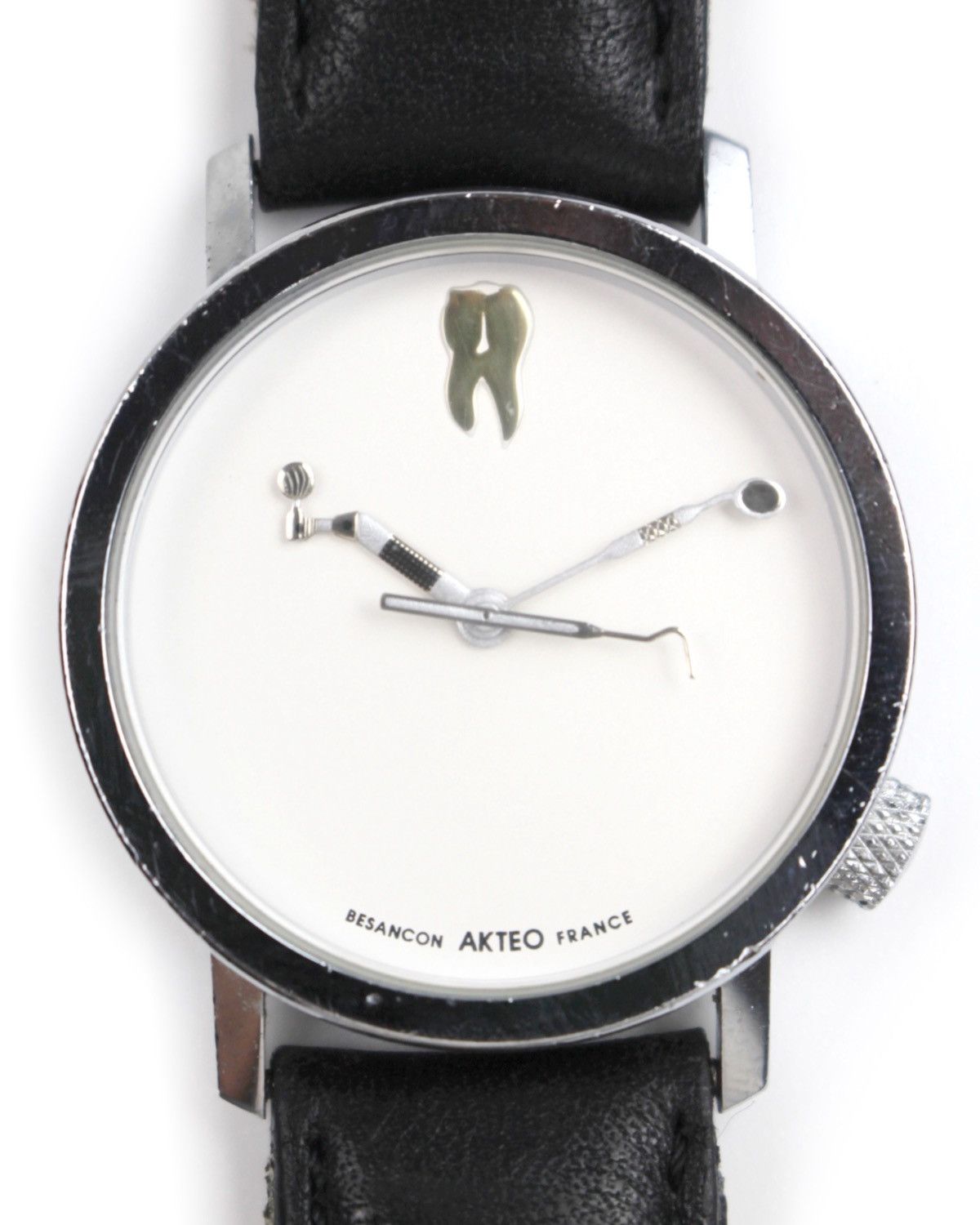 Vintage 1990S AKTEO DENTIST THEMED VINTAGE FRENCH WATCH Size ONE SIZE - 1 Thumbnail