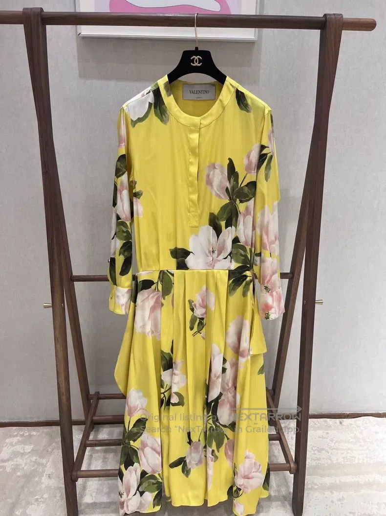 Valentino Valentino Heavy mulberry silk dress Size S / US 4 / IT 40 - 1 Thumbnail