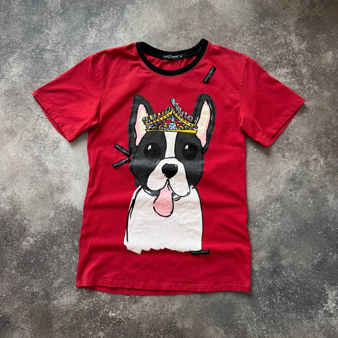 Dolce & Gabbana Dolce & Gabbana Dog Printed Y2K Sexy T-Shirt Size M / US 6-8 / IT 42-44 - 1 Thumbnail