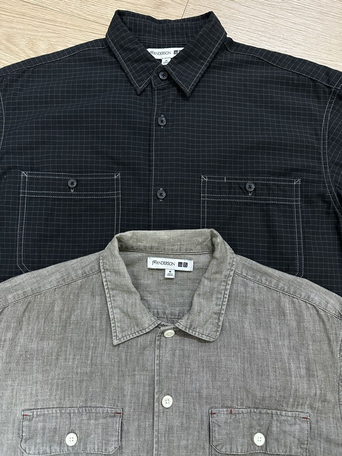 Beauty Beast × JW Anderson × Uniqlo Combo Deals J.W. Anderson Uniqlo Double Pocket Work Shirt Size US M / EU 48-50 / 2 - 4 Thumbnail