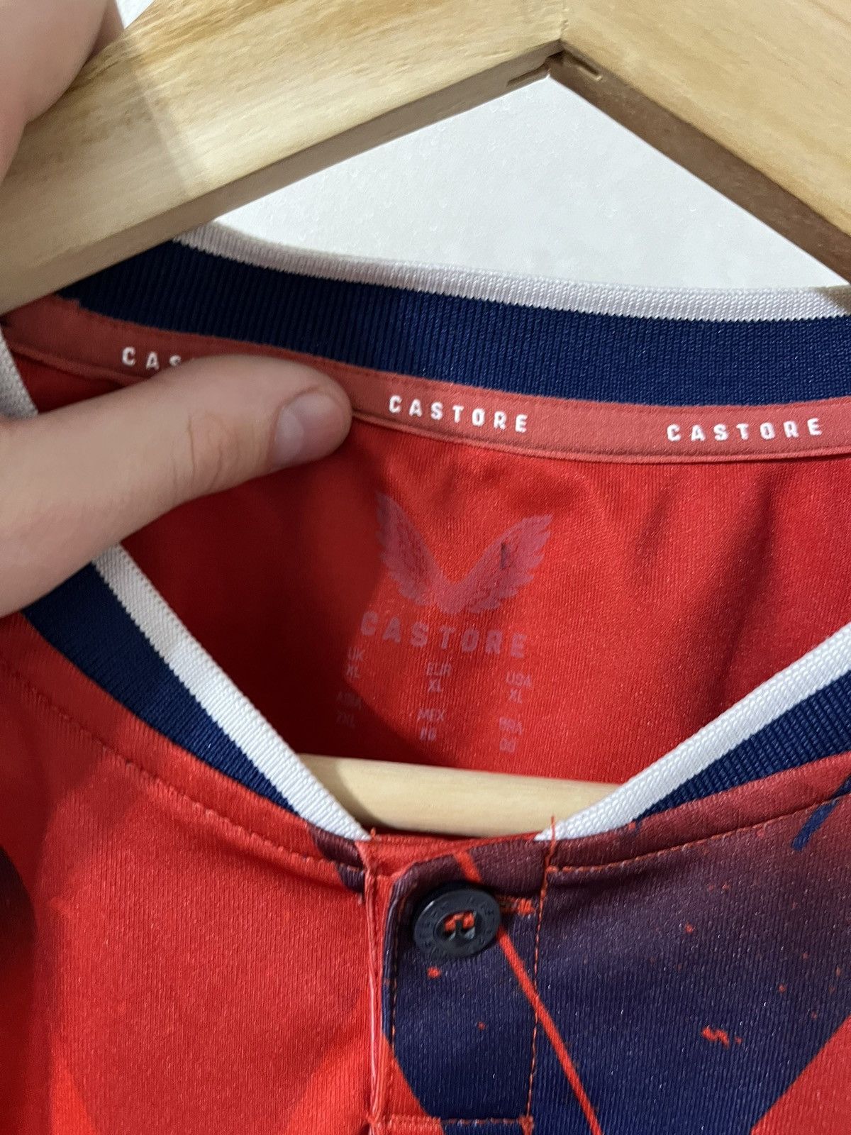 Castore Castore Glasgow Rangers 23/24 Jersey Size US XL / EU 56 / 4 - 3 Thumbnail