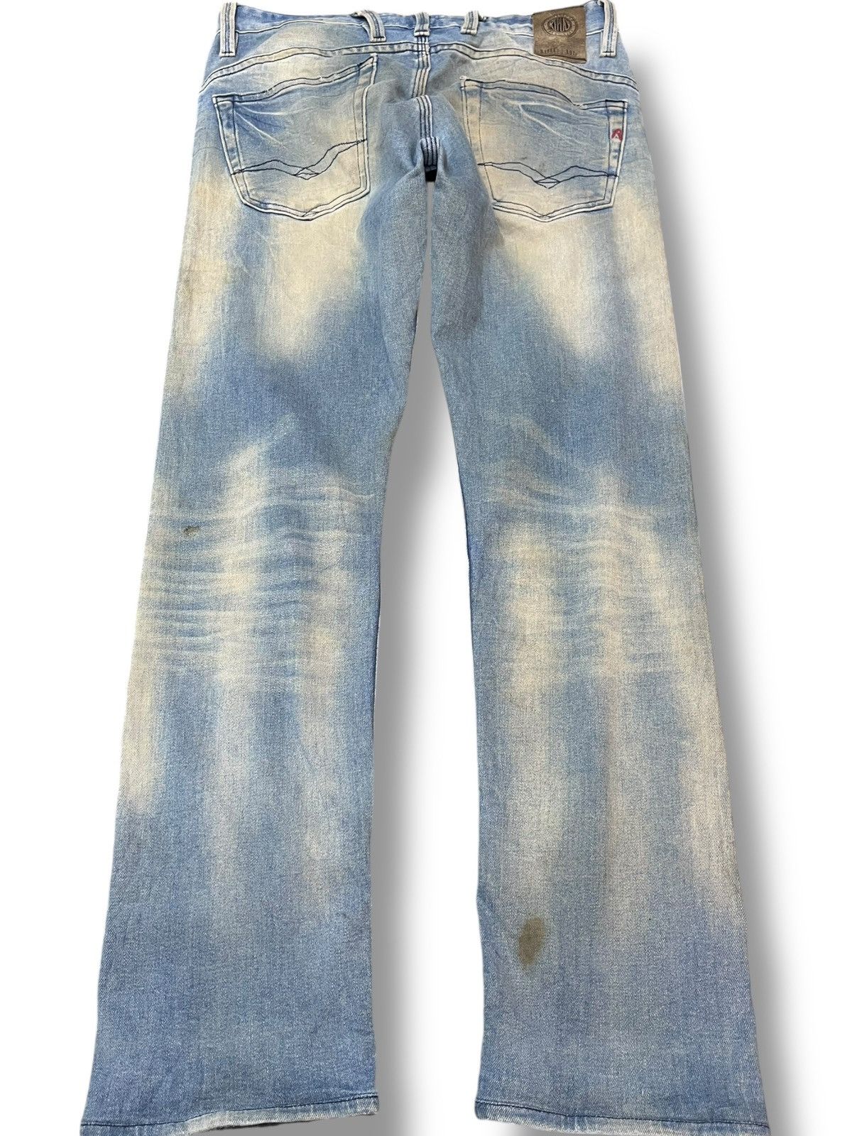 Replay Vintage Replay JETQ Mudwash Faded Denim Size US 29 - 6 Thumbnail