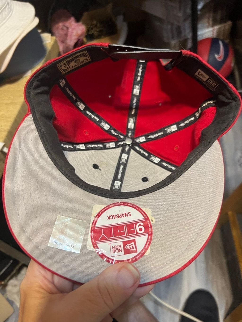 New Era Men's New Era Chicago Bulls Red Black Hat Size ONE SIZE - 5 Thumbnail