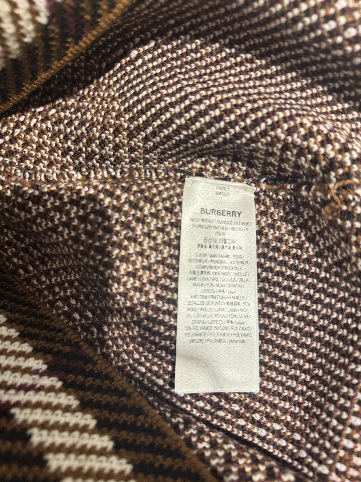 Burberry × Burberry Prorsum Burberry Exaggerated Check jacquard mini skirt Size 25" / US 0 / IT 36 - 13 Thumbnail